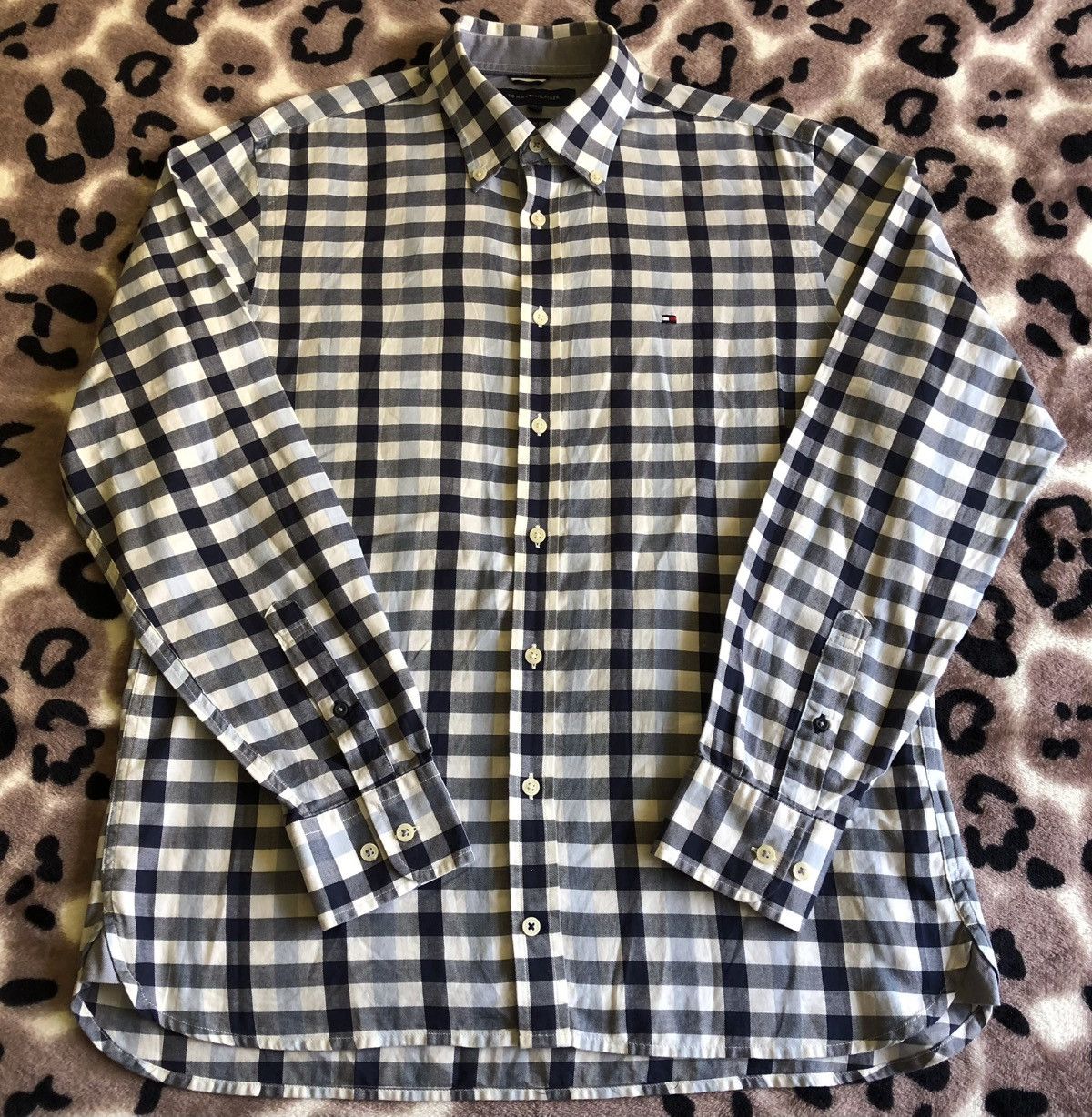Tommy Hilfiger Authentic Tommy Hilfiger Vintage Button Down Shirt Size US M / EU 48-50 / 2 - 2 Thumbnail