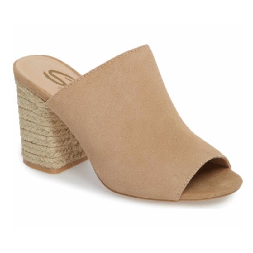 Other SBICCA Womens Helena Suede Heeled Mule Sandal / Sz 9 / NIB Size US 9 / IT 39 - 1 Thumbnail