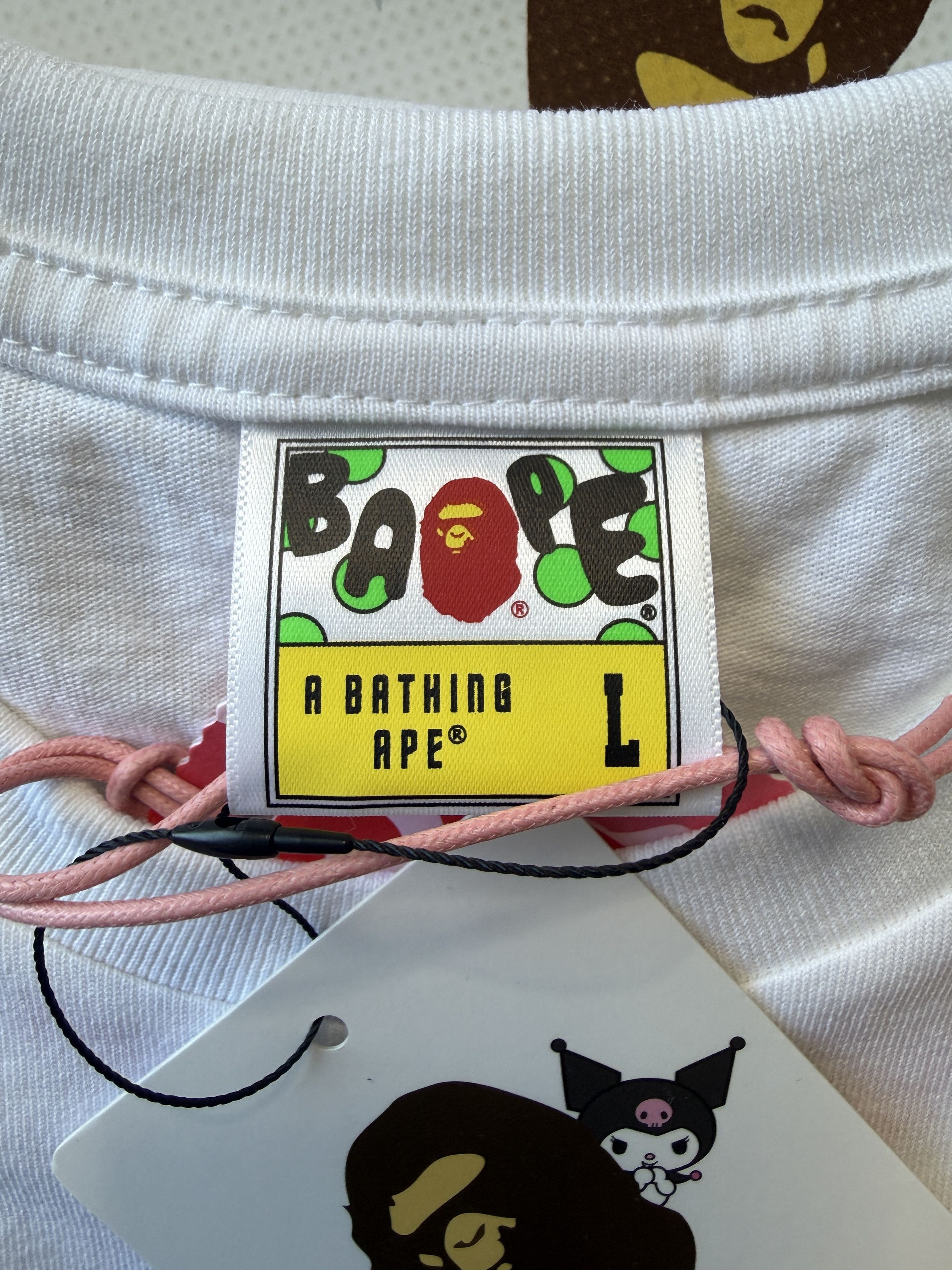 Bape BAPE X KUROMI TEE (2026) Size L / US 10 / IT 46 - 6 Thumbnail
