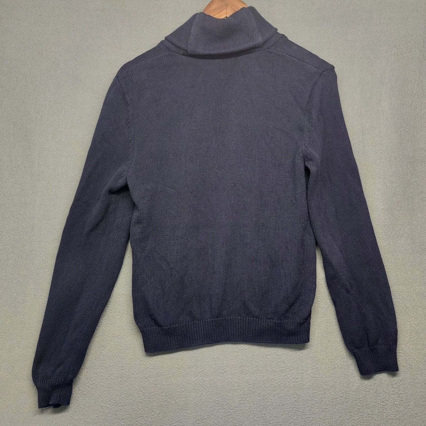 Ralph Lauren Ralph Lauren Women Sweater Petite Medium Navy Shawl Collar Toggle Knit Size M / US 6-8 / IT 42-44 - 2 Thumbnail
