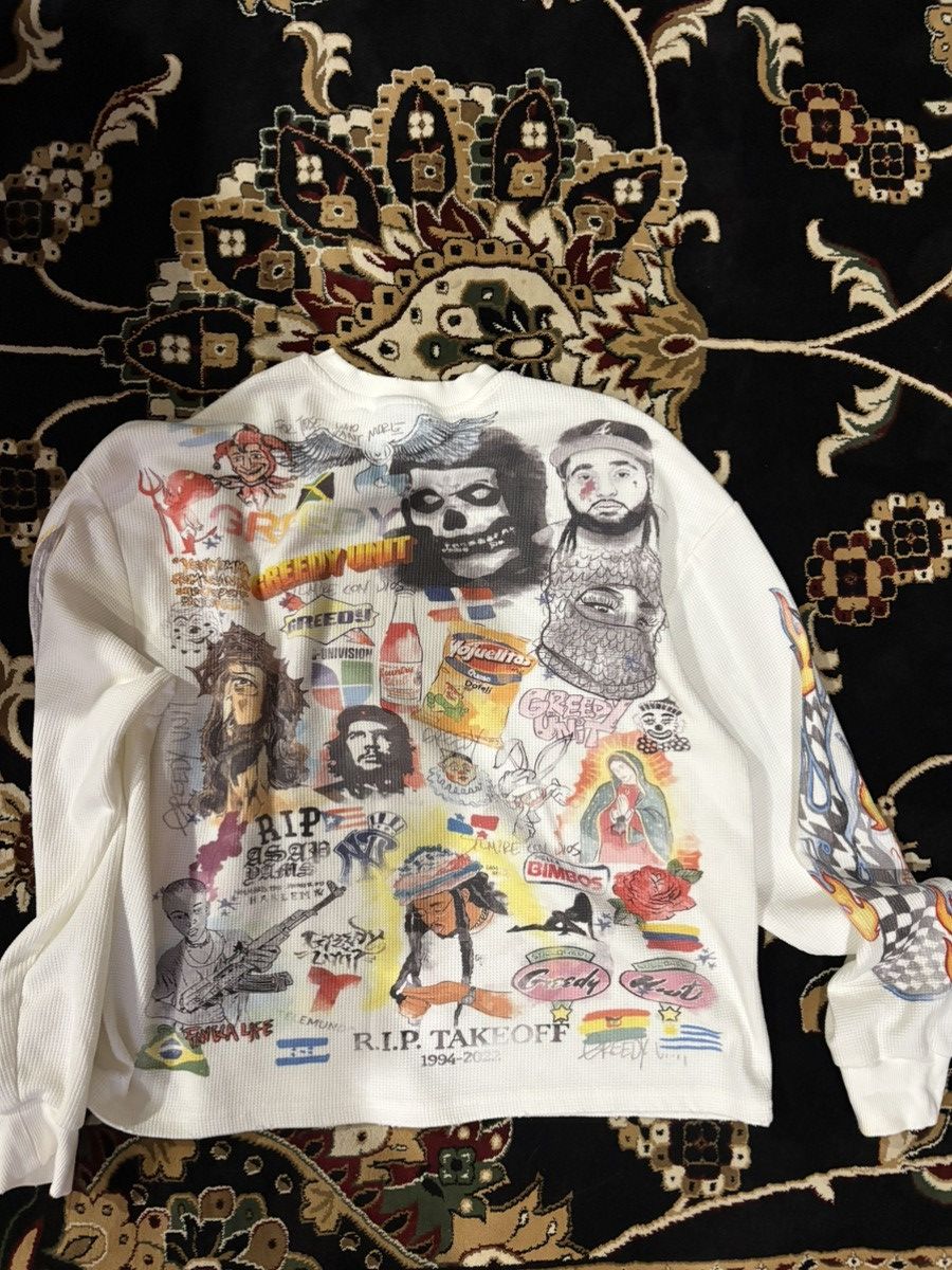 Greedy Unit Greedy unit all over graffiti thermal Size US M / EU 48-50 / 2 - 2 Thumbnail
