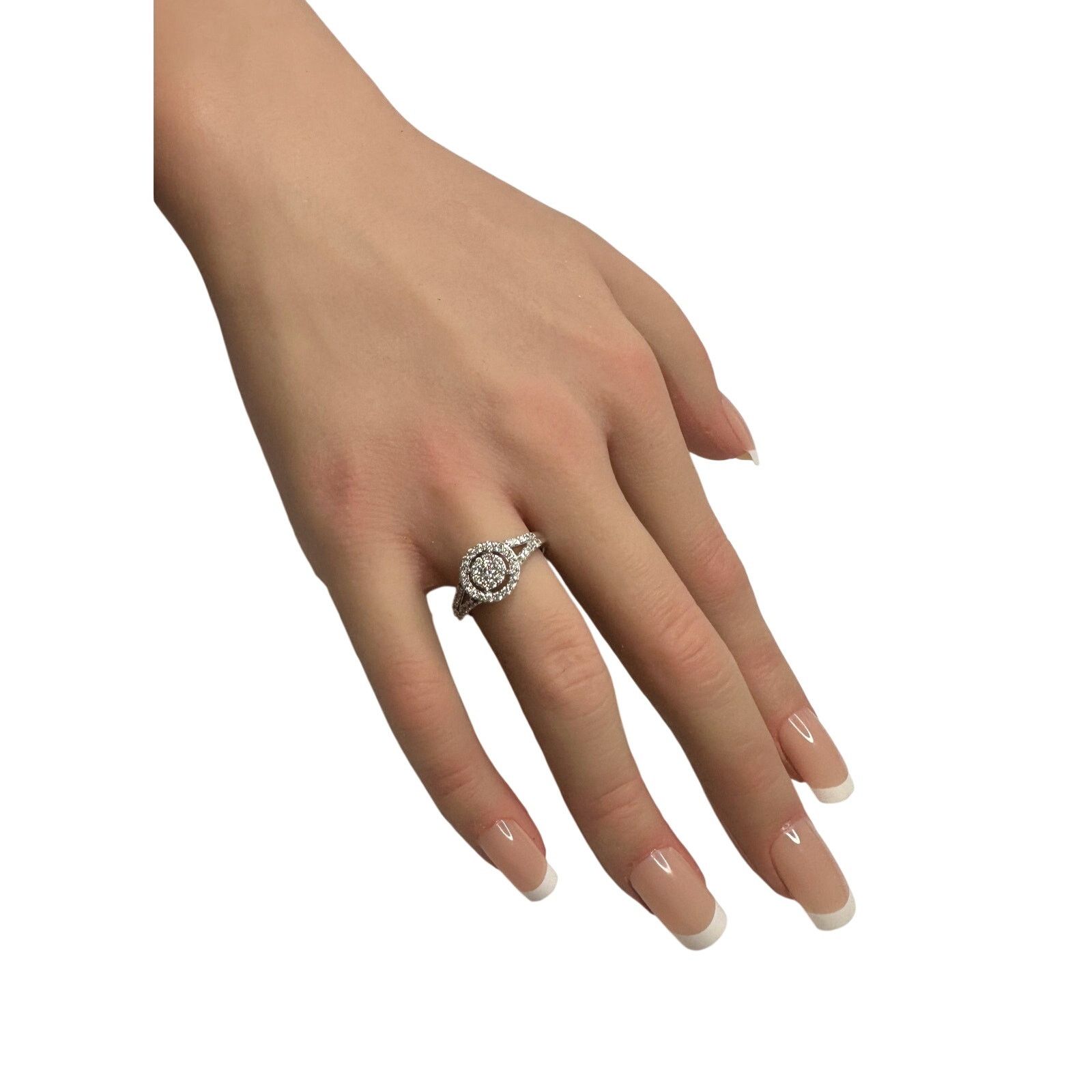 Other Brilliant 1/2 Ct Split Shank Lab Created Diamond Ring Sz 6-7 Size ONE SIZE - 2 Thumbnail