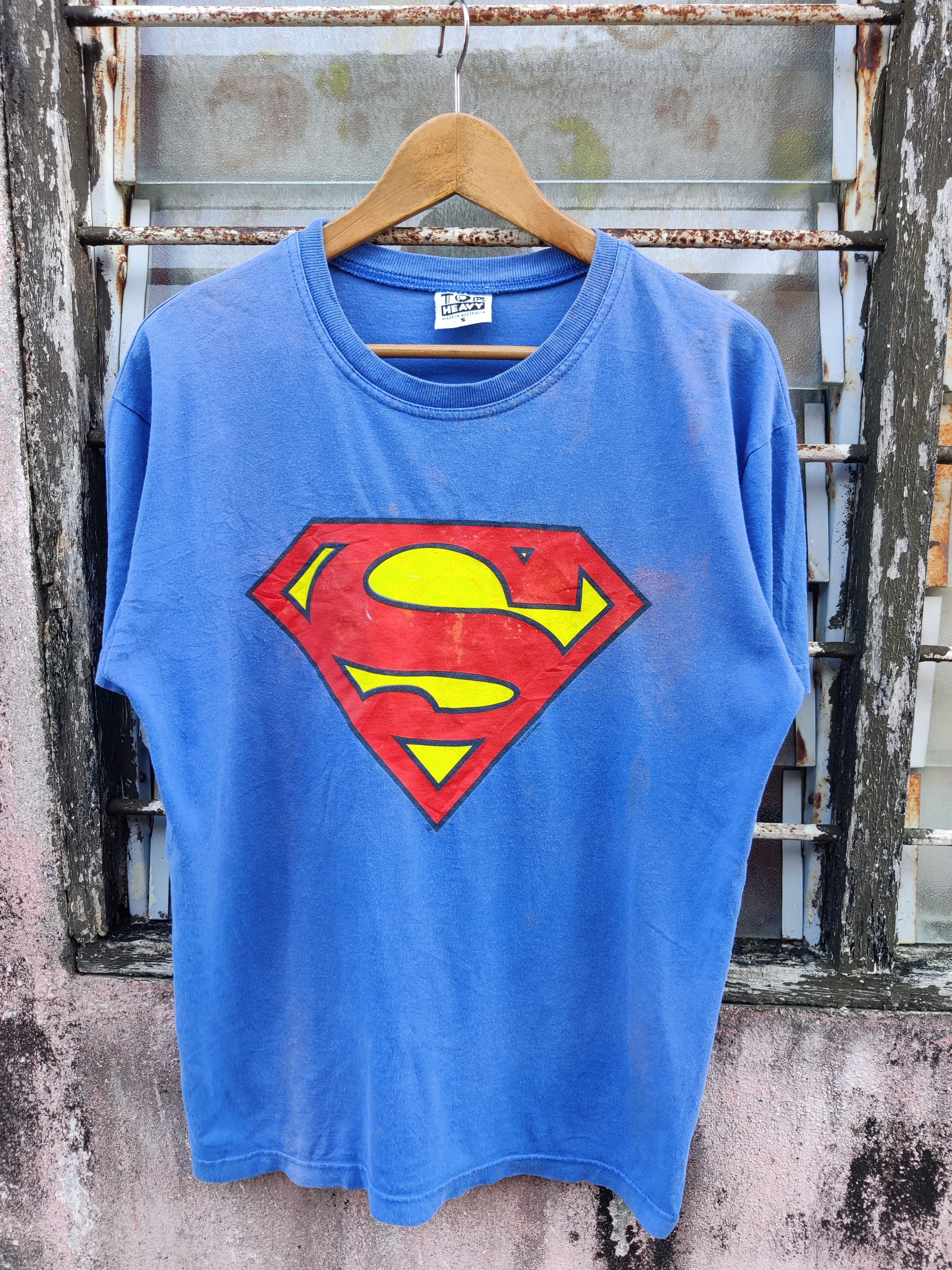 DC Comics Vintage Superman Logo Top Heavy Superheroes DC Comics Shirt Size US S / EU 44-46 / 1 - 1 Thumbnail