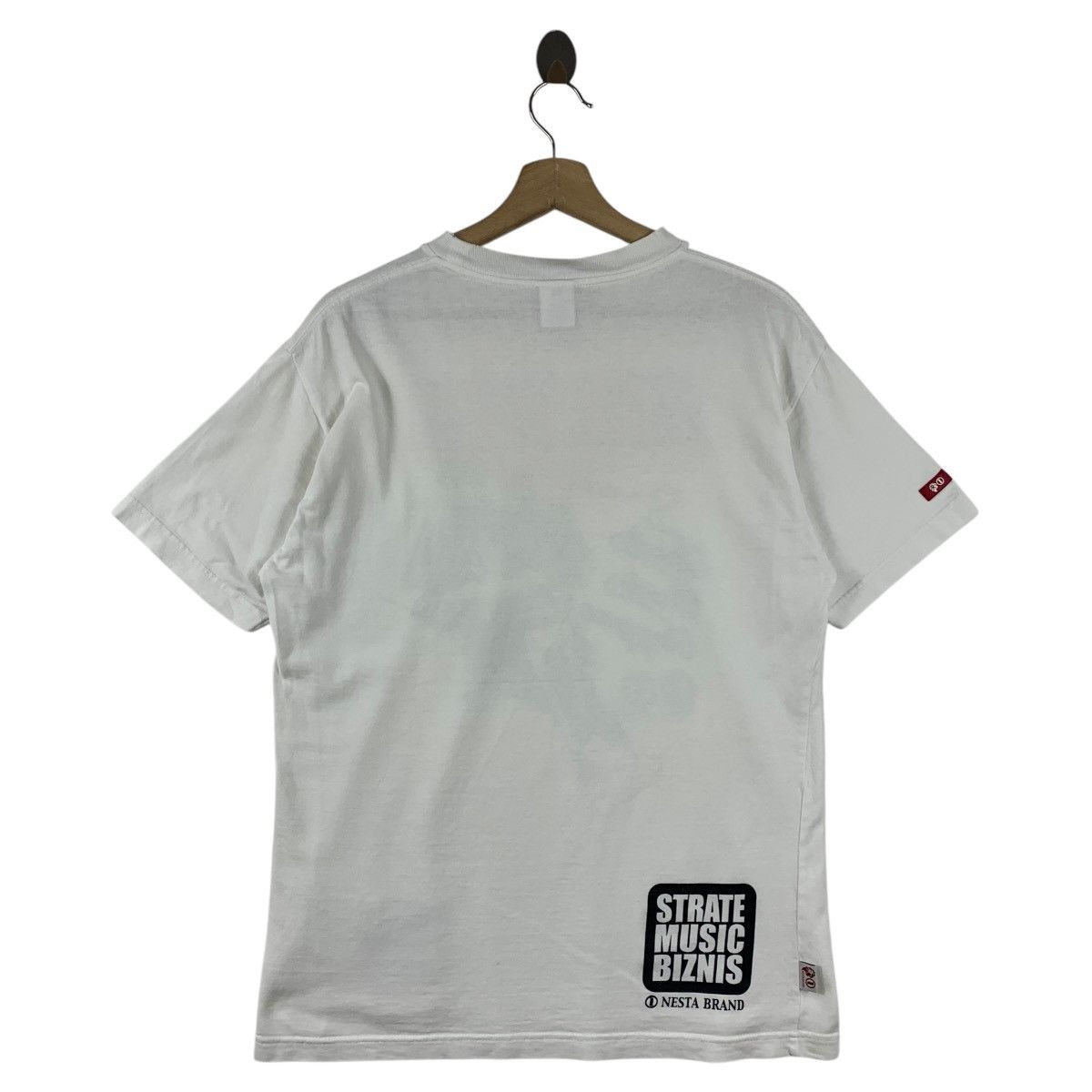 Japanese Brand × Vintage Vintage NESTA BRAND X REBEL MUSIC Big printed tee Size US M / EU 48-50 / 2 - 4 Thumbnail