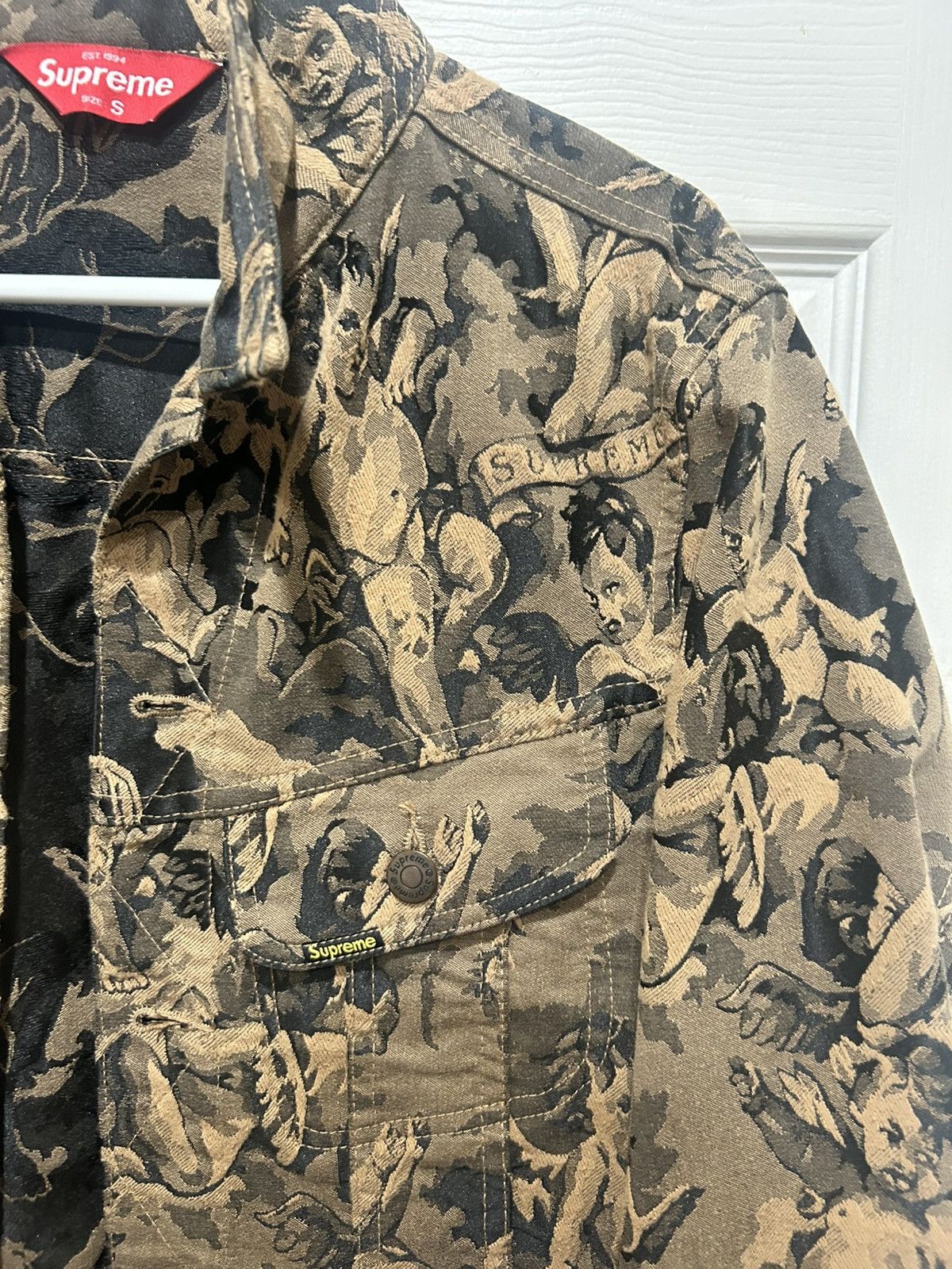 Supreme Supreme Cherub Trucker Jacket Size US S / EU 44-46 / 1 - 3 Thumbnail