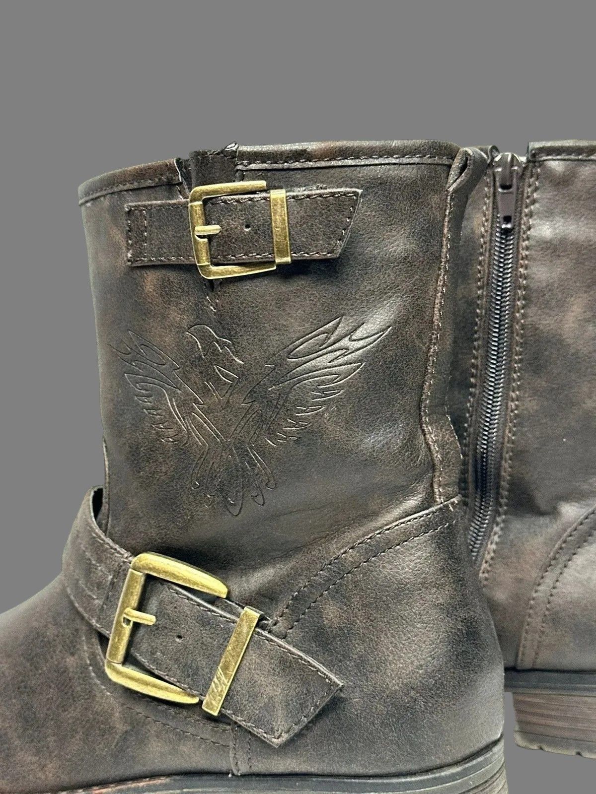 Other Leather Ankle Boots Graceland Brown Guidi Vintage Size 41 Size US 8 / EU 41 - 9 Thumbnail