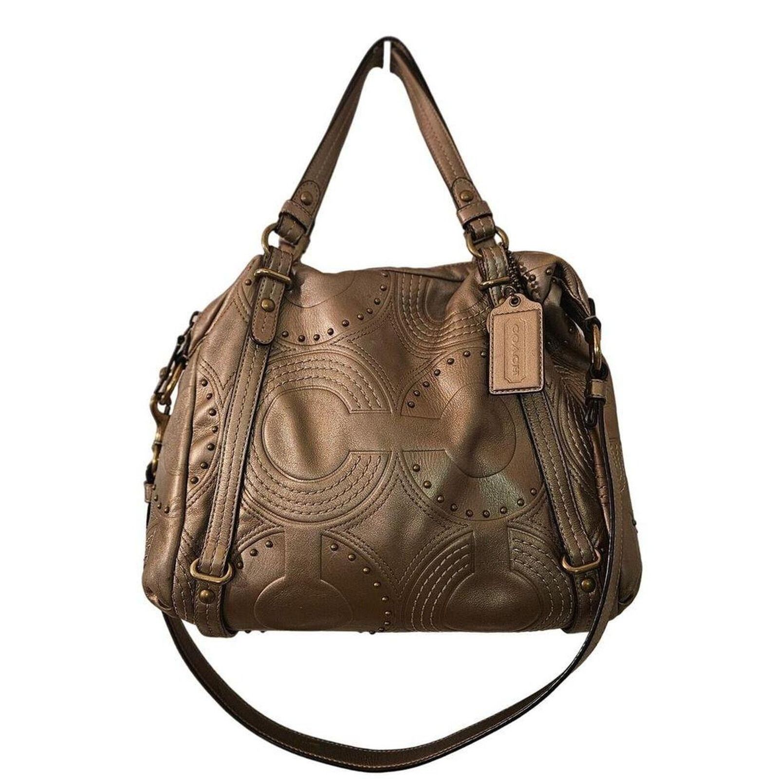 Coach Coach c1087 bronze metal embossed Size ONE SIZE - 2 Thumbnail