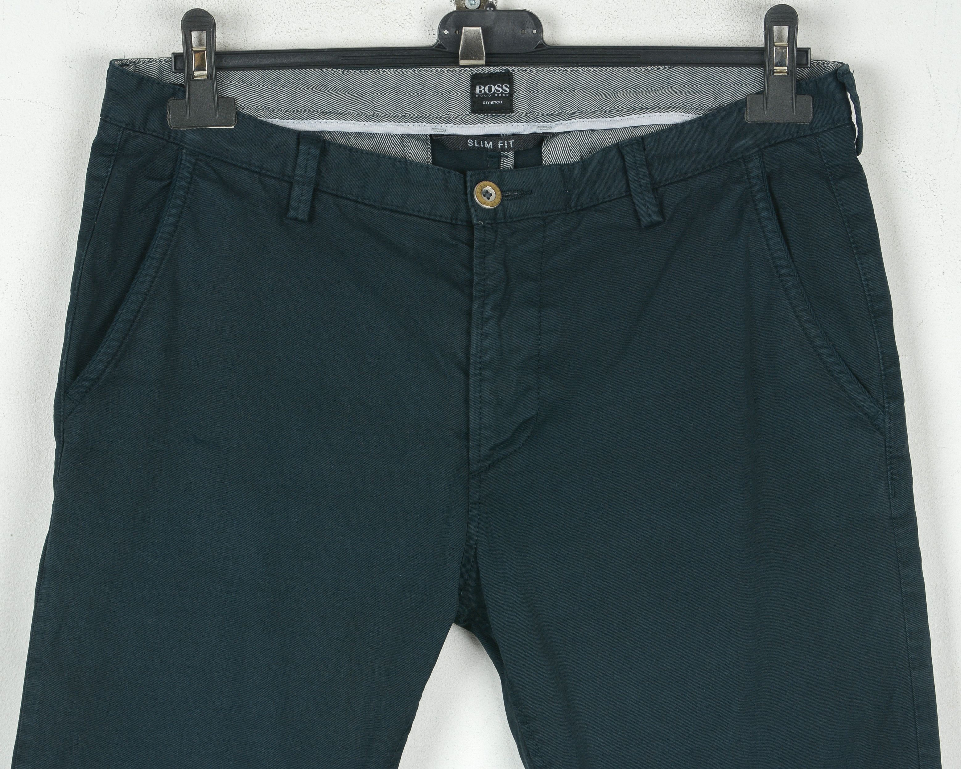 Hugo Boss Rice-1-D Slim Fit W32 L30 Pants Trousers EU 48 Black Size US 32 / EU 48 - 2 Thumbnail