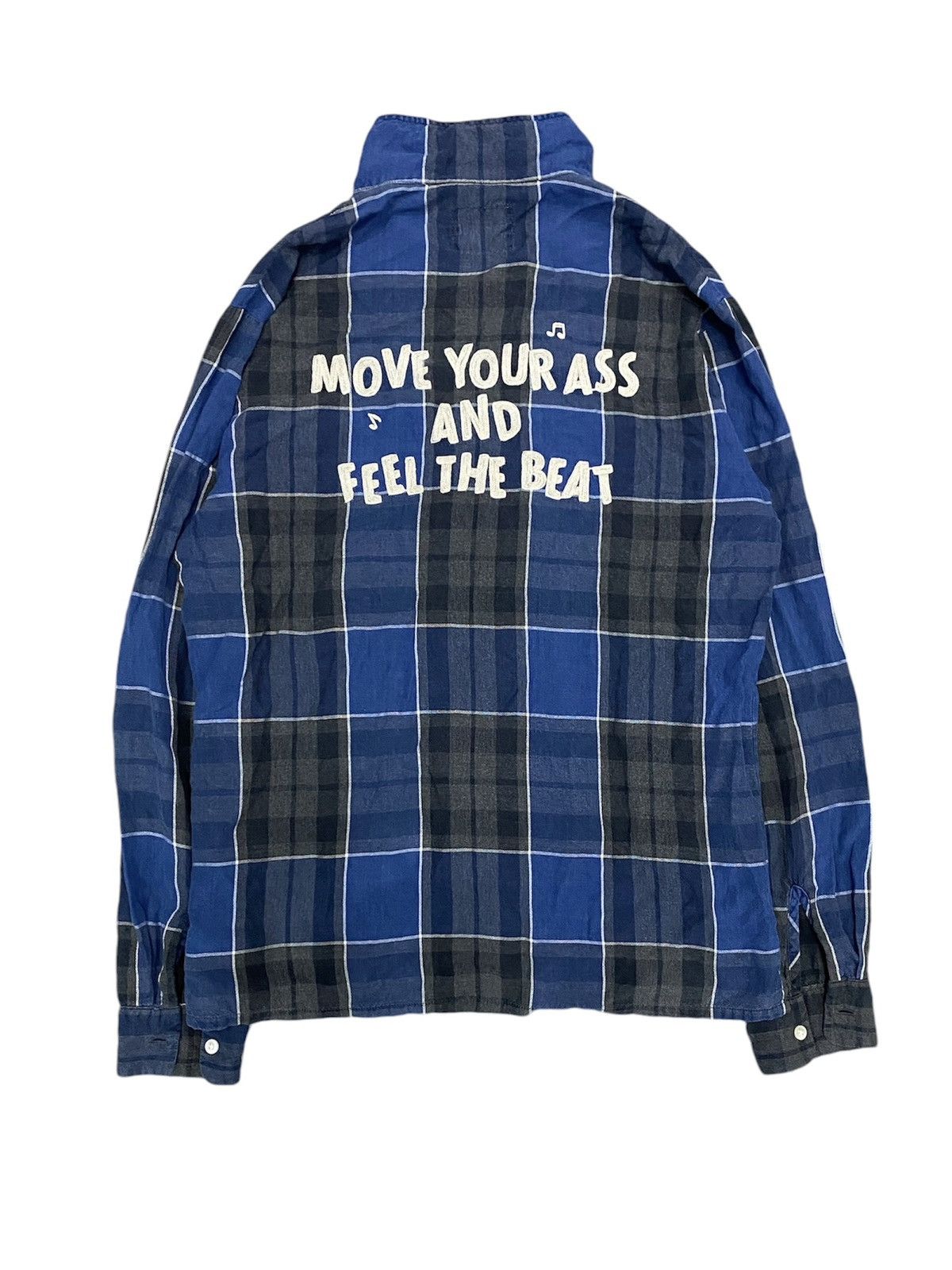 Hysteric Glamour Iconic chain stitch move your ass rayon open collar Size US M / EU 48-50 / 2 - 1 Thumbnail