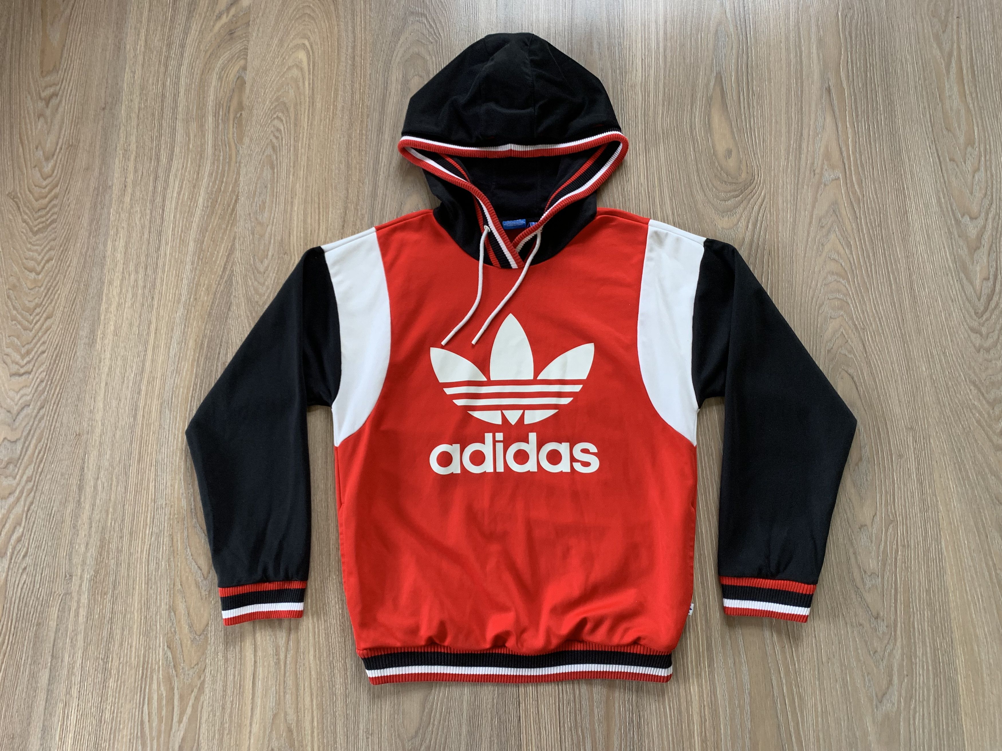 Adidas Adidas Originals Vintage Big Logo Hoodie 2014 Size US S / EU 44-46 / 1 - 2 Thumbnail