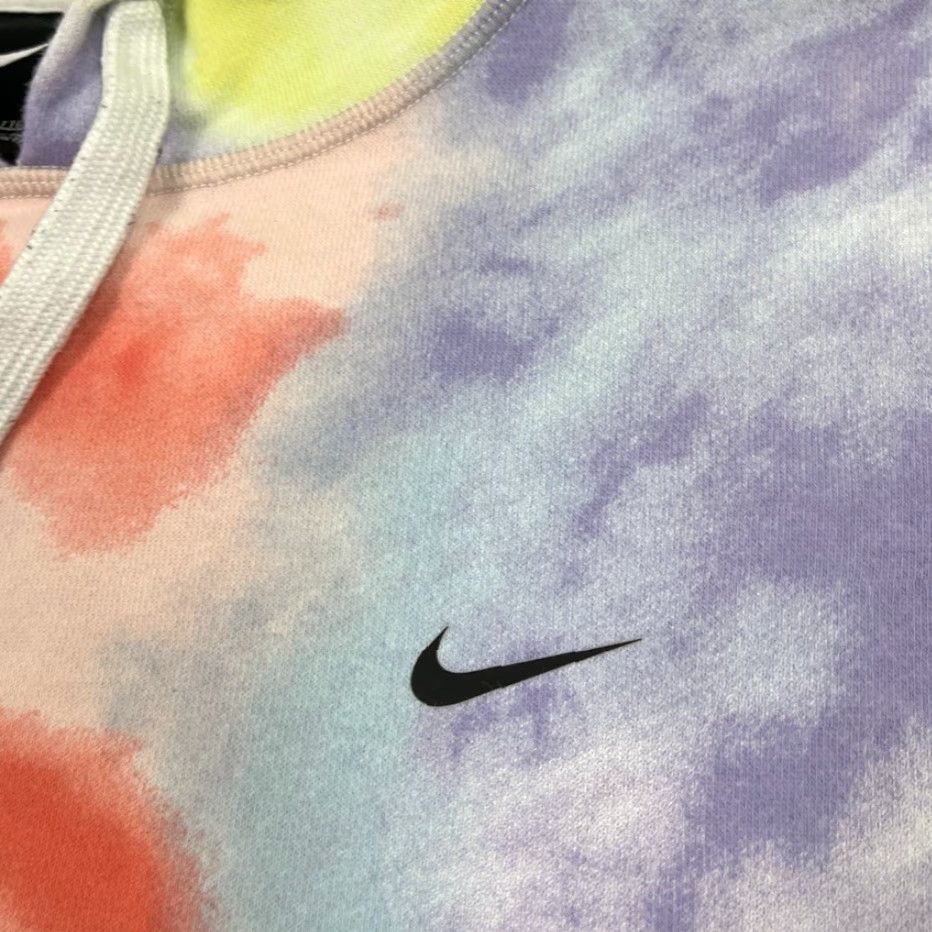 Nike Nike Hoodie Womens 2XL Crop Tie Dye Pullover Sweatshirt Active Gym DA0890-580 Size XXL / US 16-18 / IT 52-54 - 2 Thumbnail