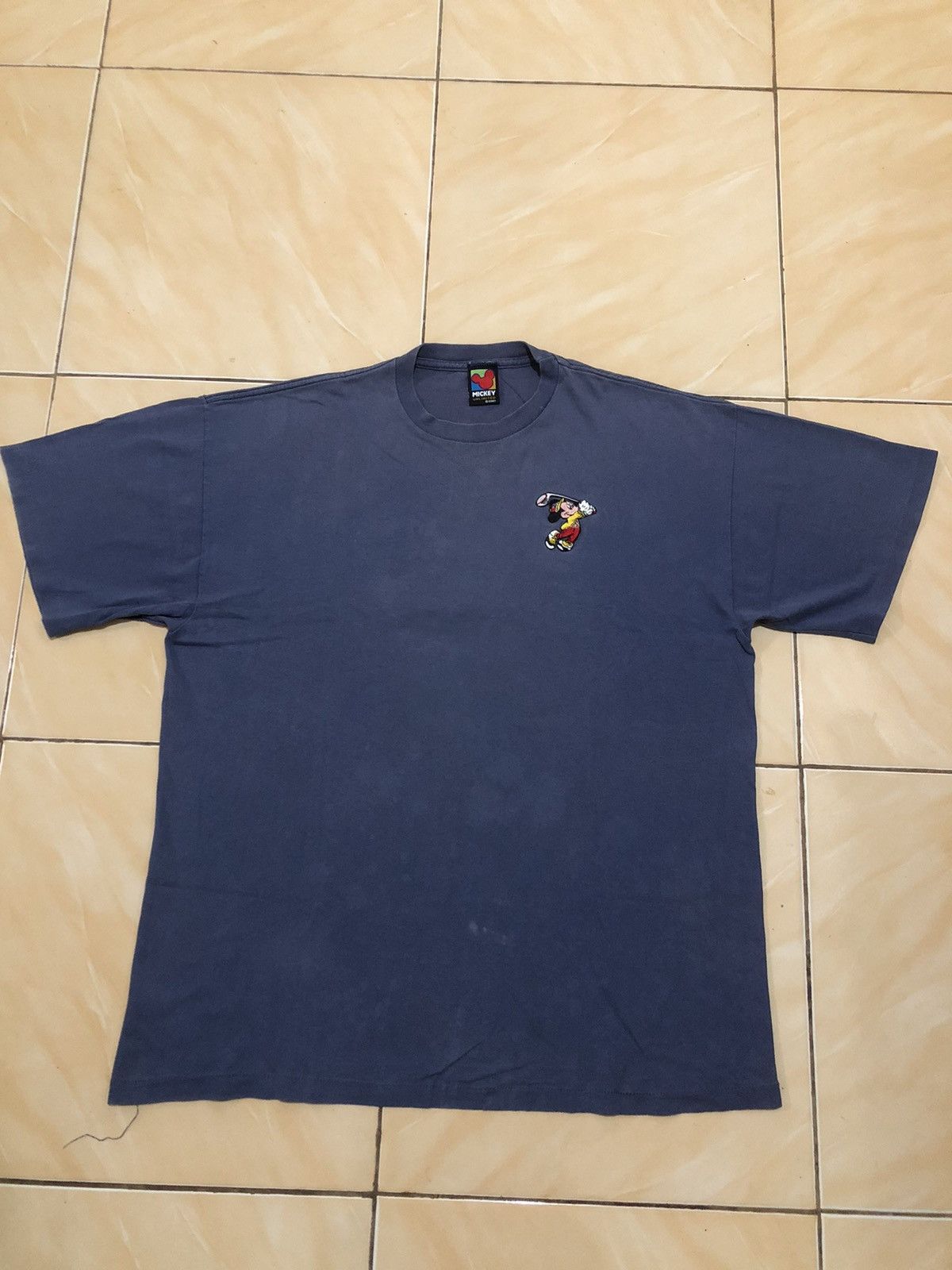 Disney × Mickey Mouse × Vintage Vintage Mickey Mouse Embroidered Golf Velva Sheen t-shirt Size US XL / EU 56 / 4 - 1 Thumbnail