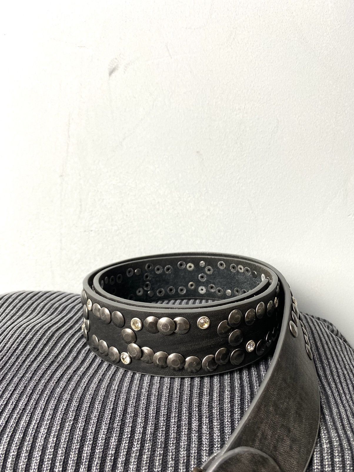 Japanese Brand Vintage Crazy Metal Belt Drip Japanese Hype bb Simon Size ONE SIZE - 3 Thumbnail