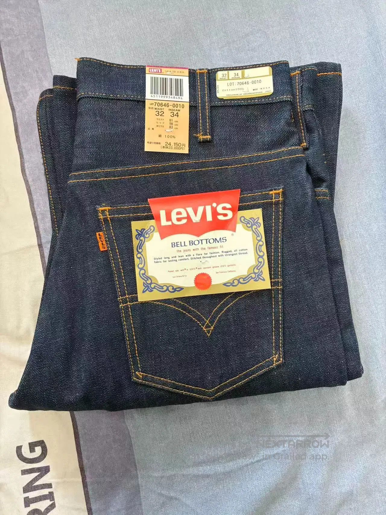 Levi's Vintage Clothing Levi's Ivc 646 70646 0010 Jeans. Size US 26 / EU 42 - 3 Thumbnail