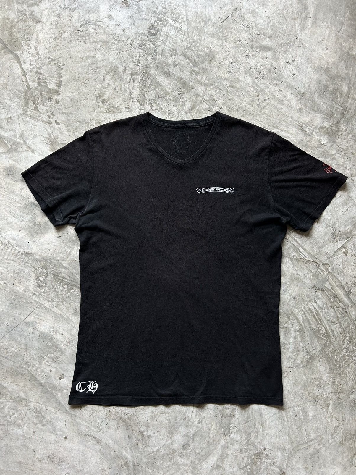 Chrome hearts USA V Neck Tee