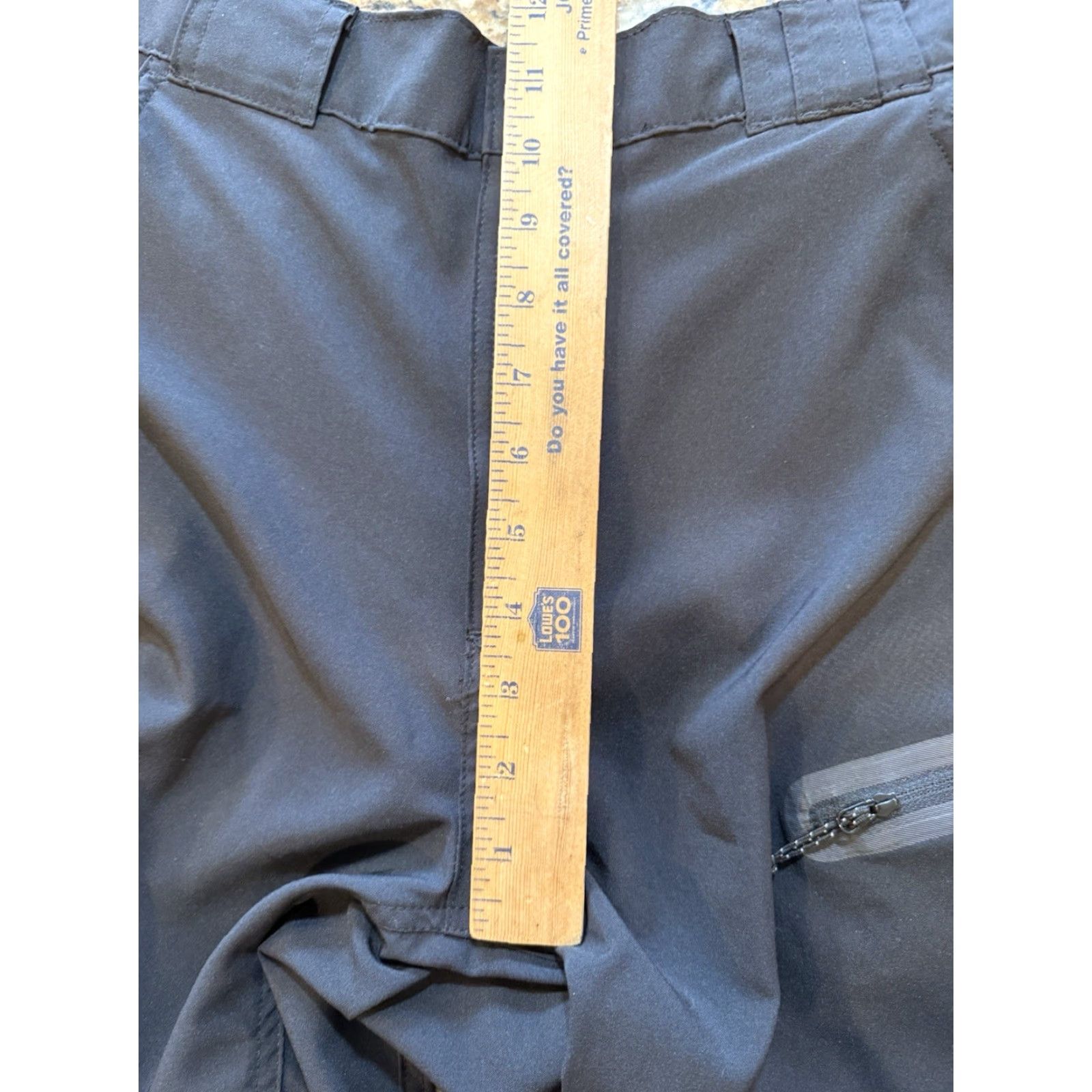 Vintage Magellan Outdoors Mens Black Overcast Flex Zip Off Pants Shorts L Regular Cargo 32 In Zip Off New w Tag Size US 33 - 5 Thumbnail