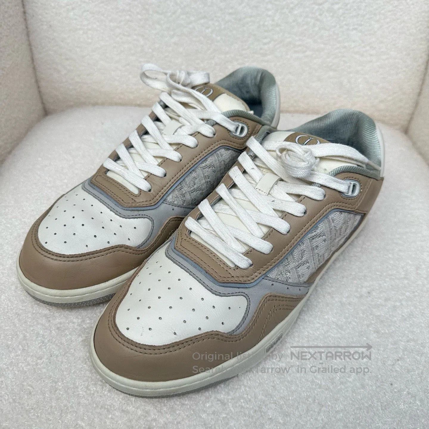 Dior Dior B27 Men's Beige Sneakers. Size US 10 / EU 43 - 2 Thumbnail
