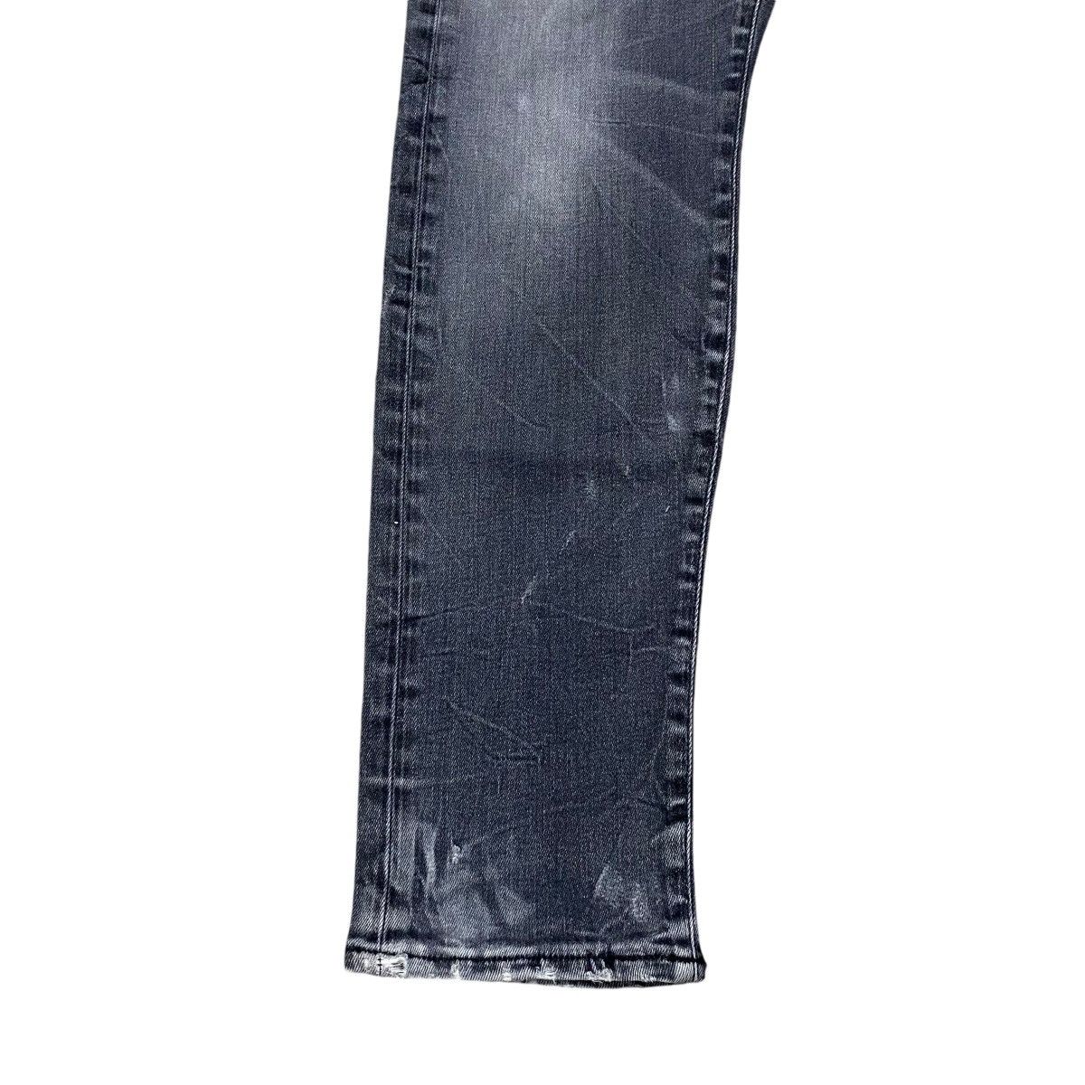R13 R13 Black Marble Boy Skinny Jeans Size US 33 - 7 Thumbnail