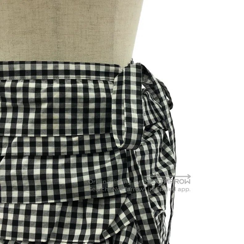Comme des Garcons Comme Des Garcons size M Plaid flared long skirt Size 23" - 2 Thumbnail