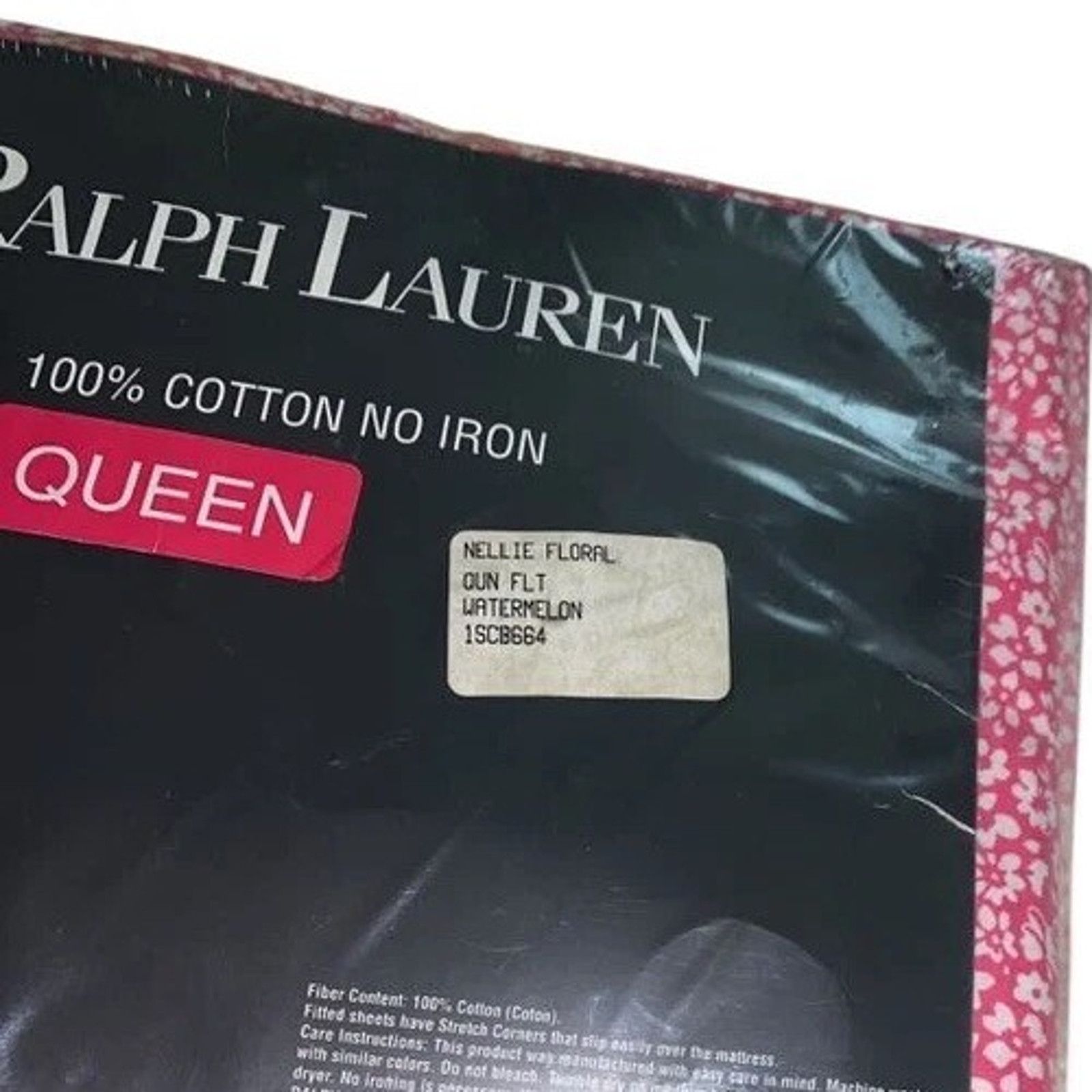 NEW Ralph Lauren Nellie Floral Watermelon Queen Irregular