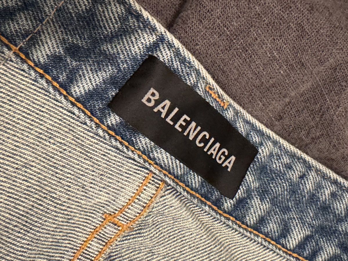 Balenciaga Balenciaga True Blue Japanese Denim Size 25" / US 0 / IT 36 - 5 Thumbnail
