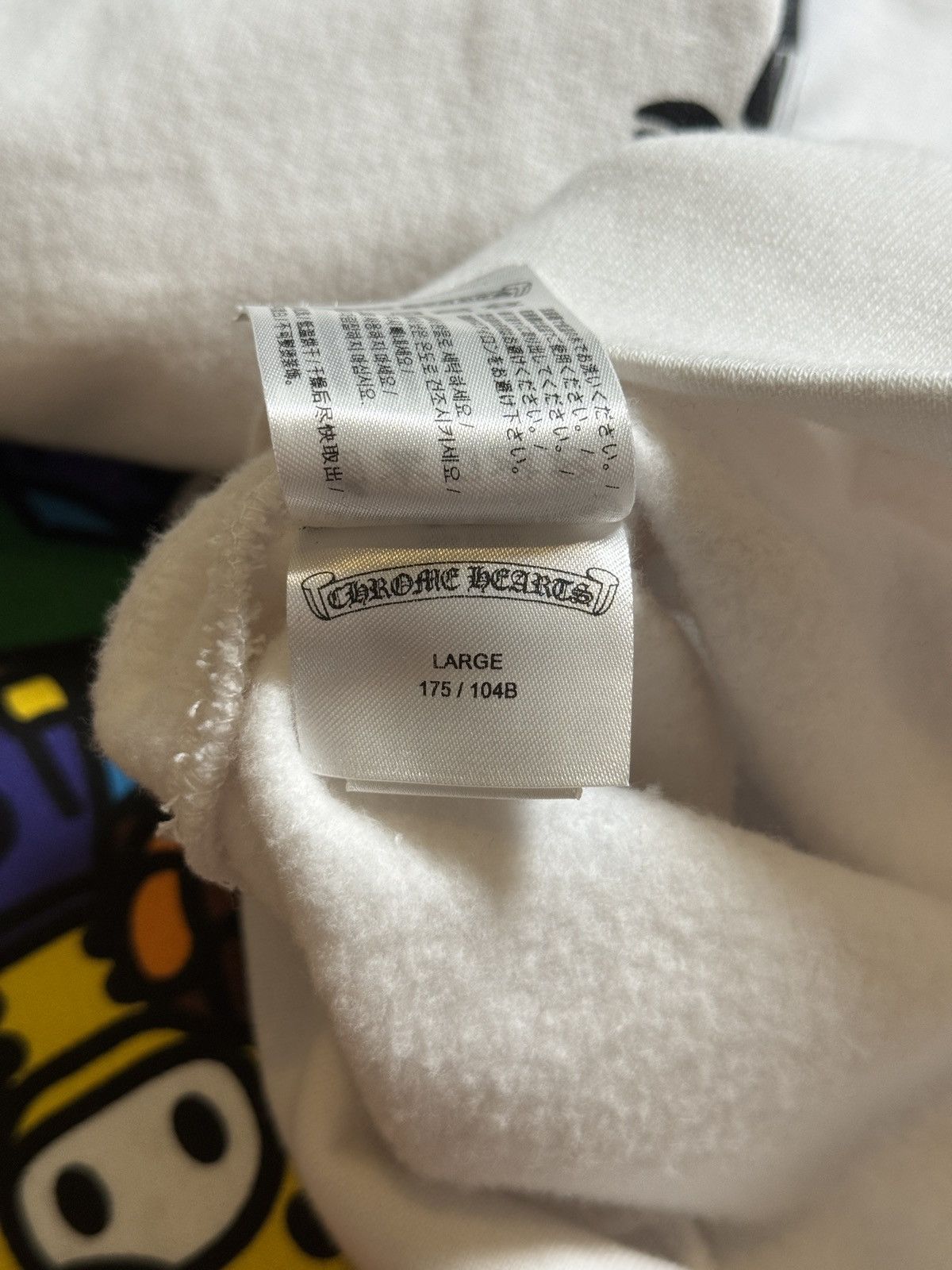 Chrome Hearts Chrome Hearts White Eye Chart Dagger Logo Pullover Hoodie Size US L / EU 52-54 / 3 - 11 Thumbnail