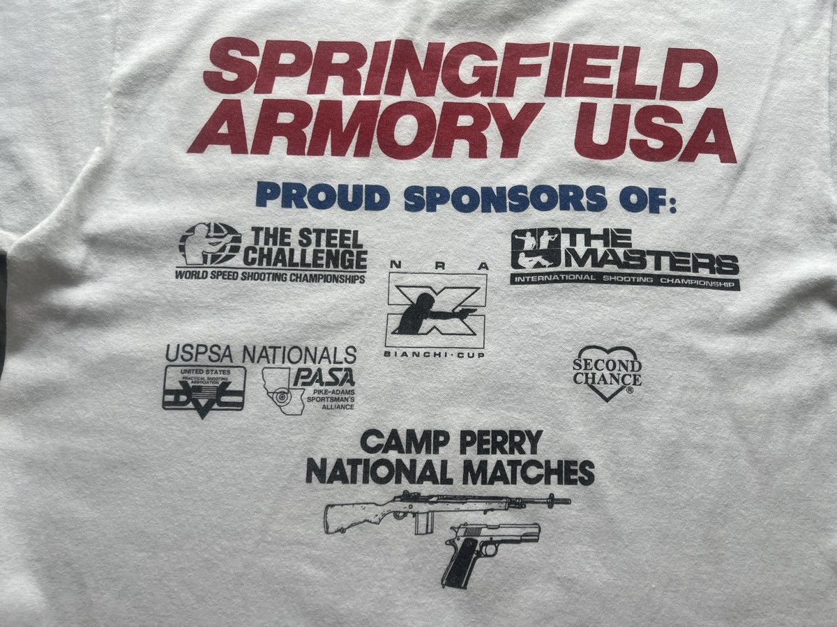 Jerzees × Vintage Springfield : Armory USA Shooting Range Gun Rifle Size US L / EU 52-54 / 3 - 12 Thumbnail