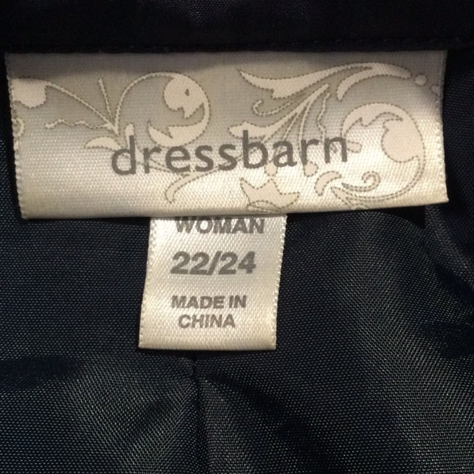 Other Dressbarn Navy Quilted Lined Full Zip Pockets Vest 22/24 Size XXL / US 16-18 / IT 52-54 - 10 Thumbnail