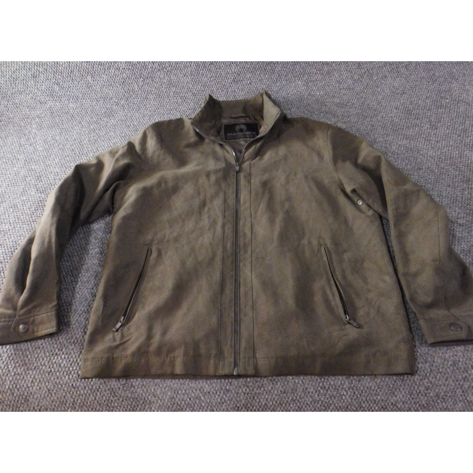 Weatherproof Weatherproof Jacket Mens XL Brown Green Zip Outdoor Casual Size US XL / EU 56 / 4 - 2 Thumbnail
