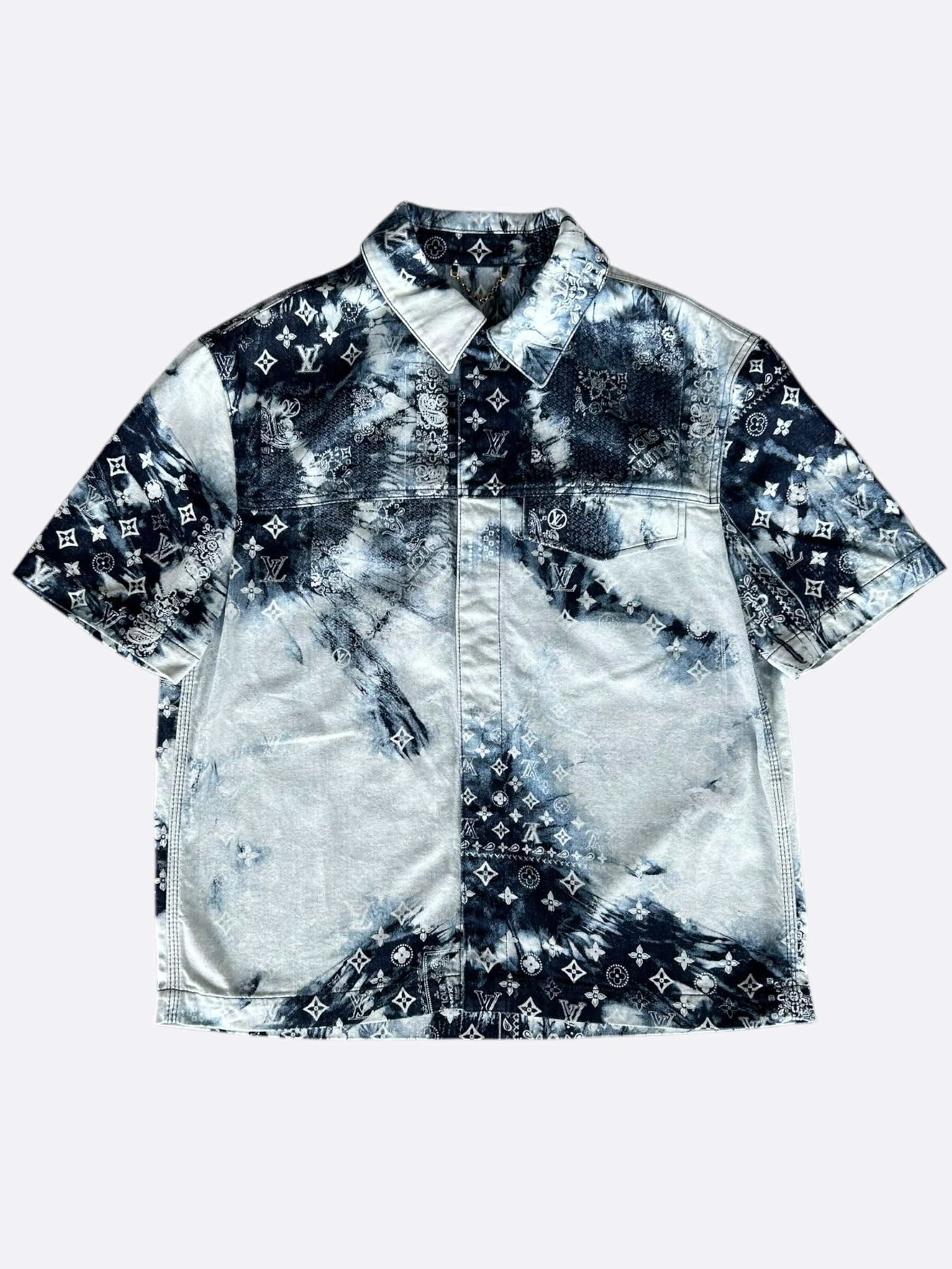 Louis Vuitton LV x YK Infinity Dots Denim Shirt | Grailed