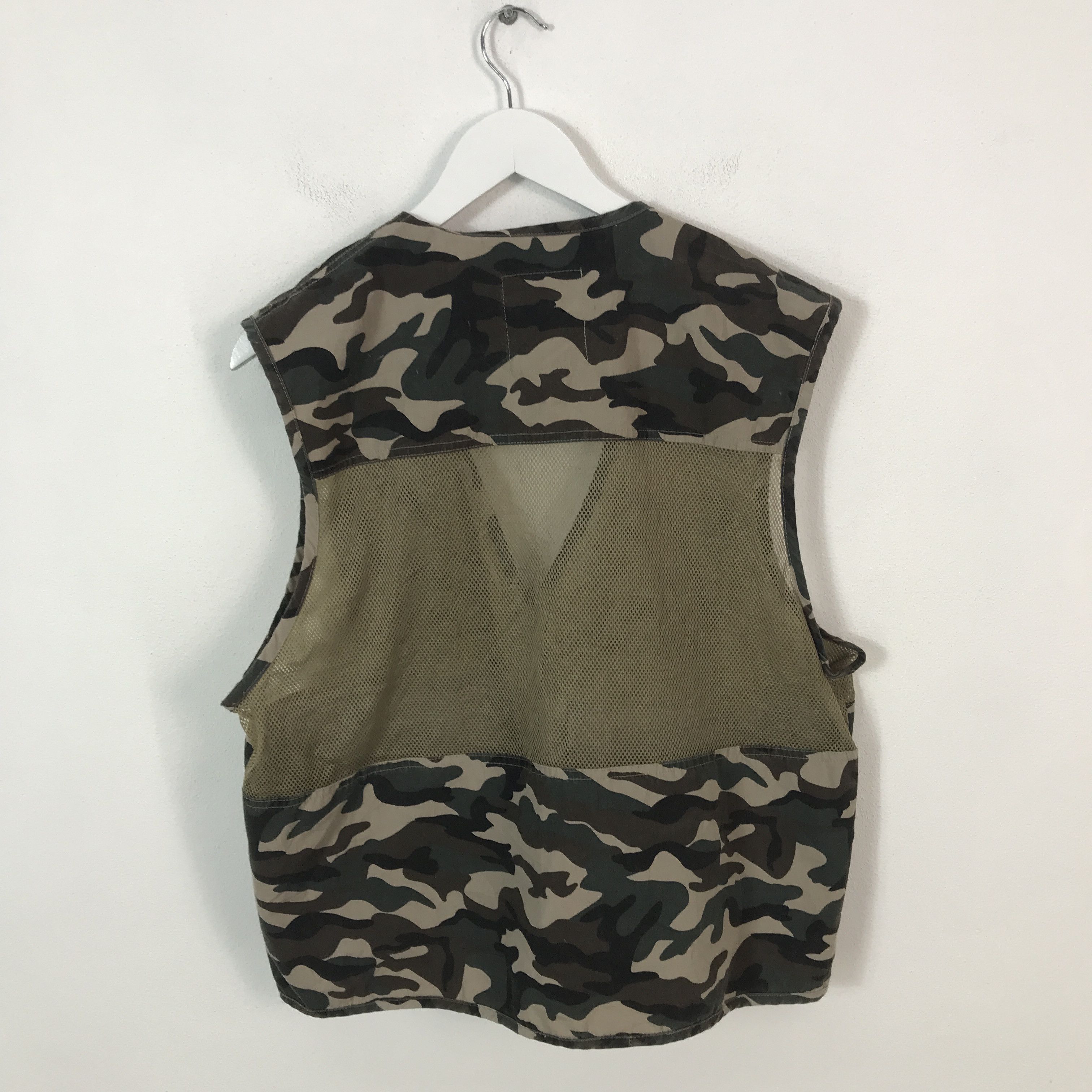 Japanese Brand Mountain Camo Military Vest Jacket Size US L / EU 52-54 / 3 - 3 Thumbnail