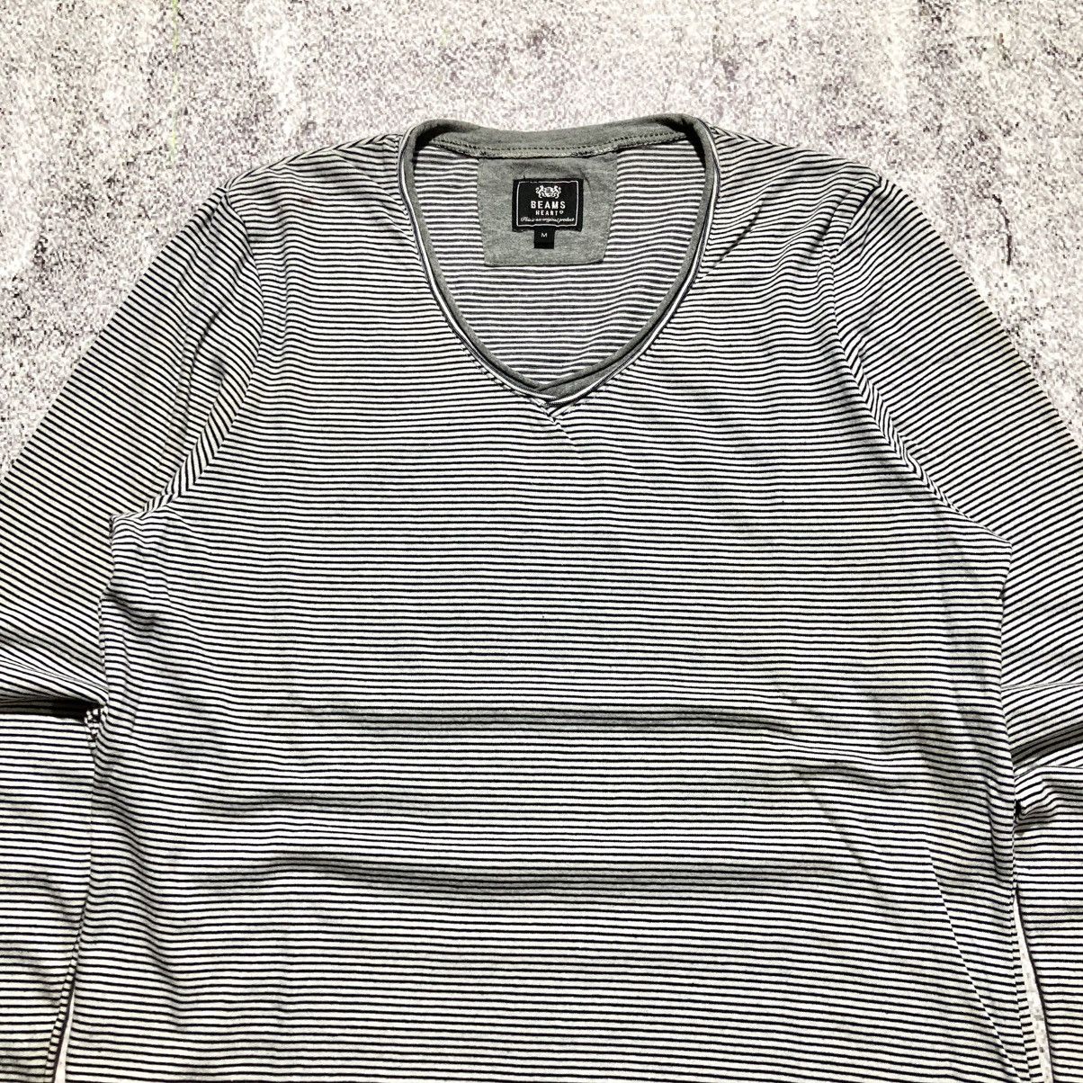 Beams Japan 2000s Beams Heart Double Layer Striped Longslevee Lgb Style Size US M / EU 48-50 / 2 - 2 Thumbnail