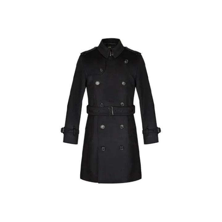 Burberry Burberry Wool Coat for Men in Black Size US L / EU 52-54 / 3 - 1 Thumbnail