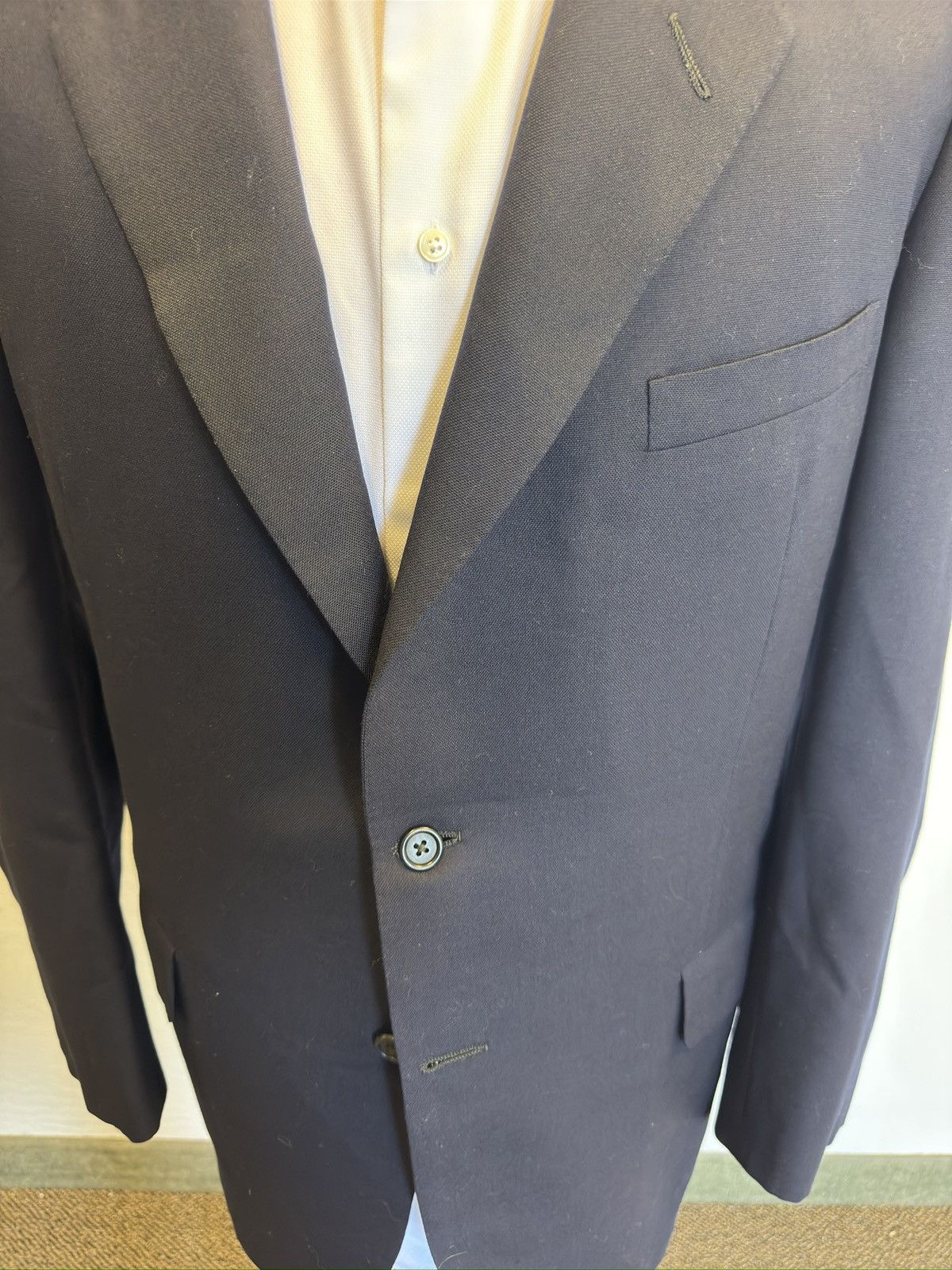 Oxxford Clothes Oxxford Clothes Hand Made In USA Wool Blazer 44R $3295 Size 44R - 4 Thumbnail