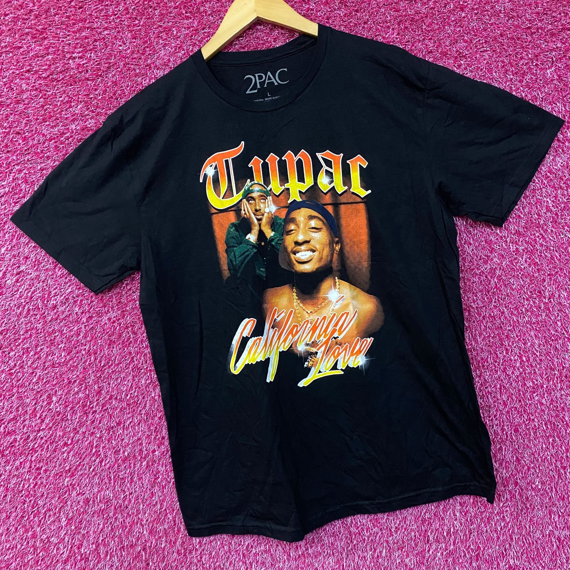 Rap Tees Tupac California Love Graphic Design T-shirt Large Size US L / EU 52-54 / 3 - 3 Thumbnail