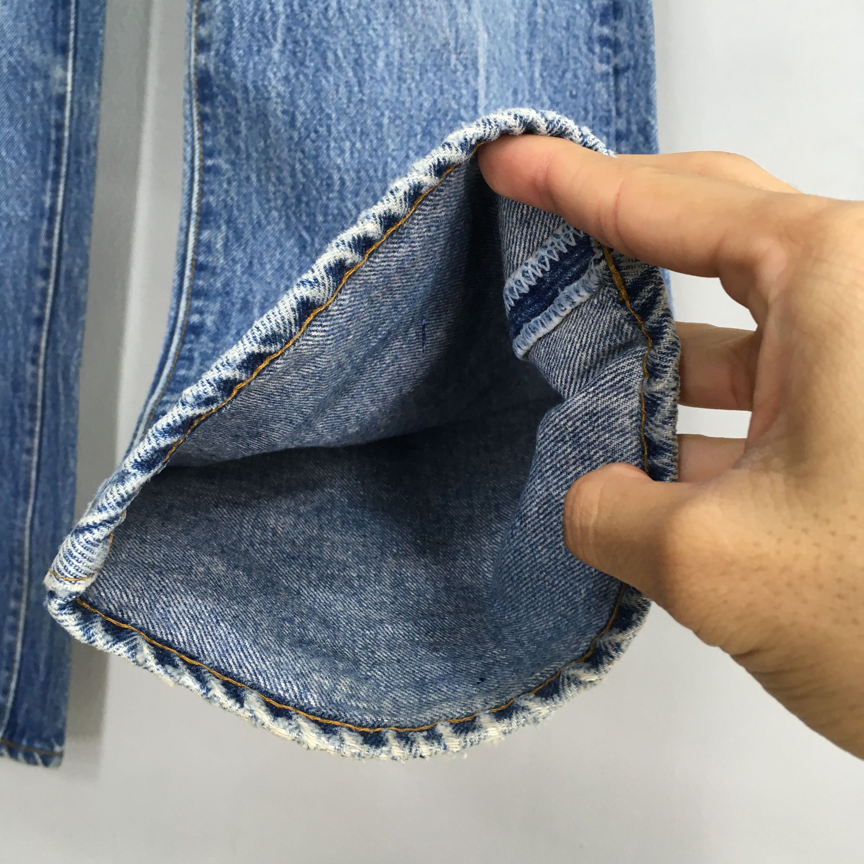 Levi's Size 30x33 Vintage 1980s Levi's 501 Distressed Jeans S189 Size US 30 / EU 46 - 11 Thumbnail
