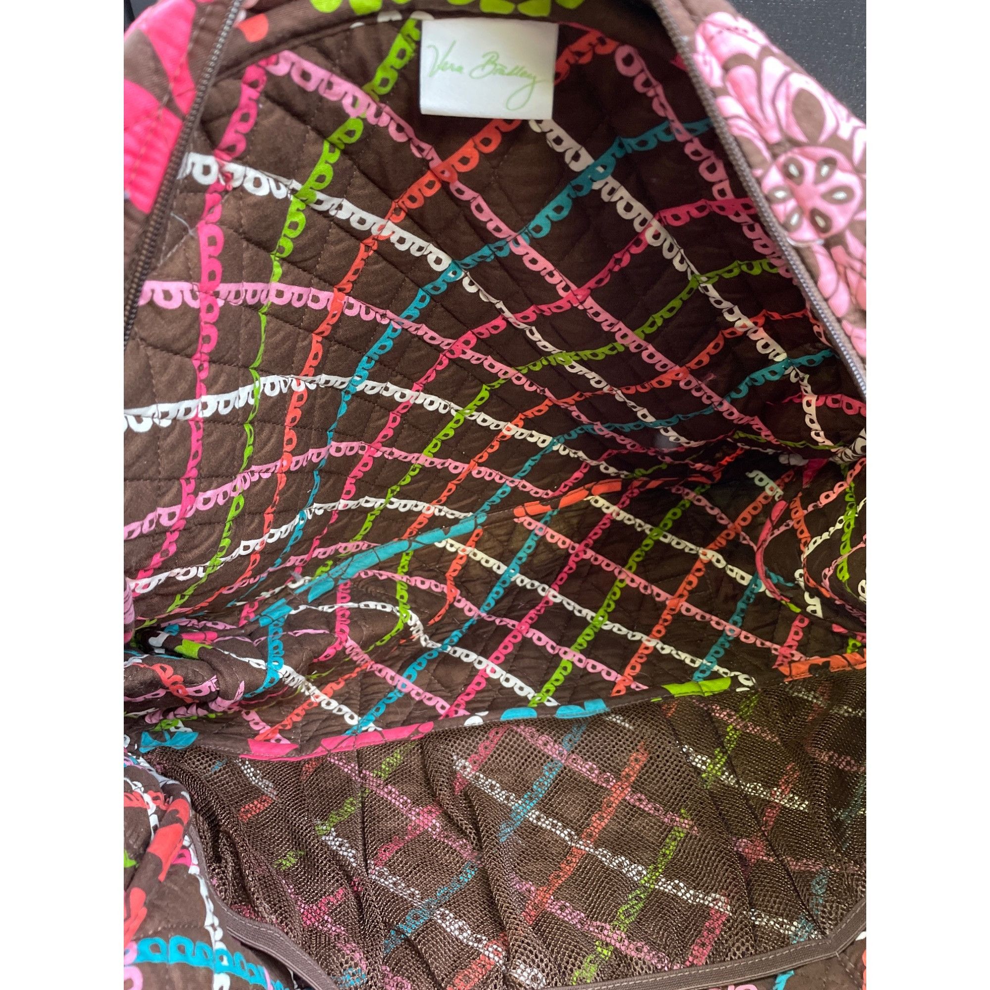 Vera Bradley Vera Bradley Lola Floral Retired Women's Tote Bag Pink Multi Size ONE SIZE - 5 Thumbnail