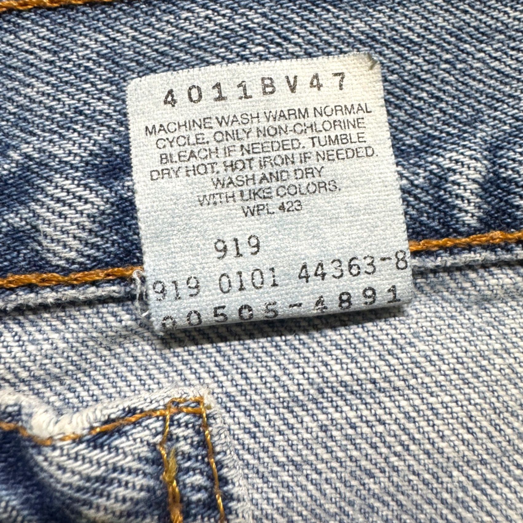 Vintage VINTAGE Levis 505 Denim Jeans Mens 36 Straight 90s Light Washed Made In USA Size US 36 / EU 52 - 4 Thumbnail