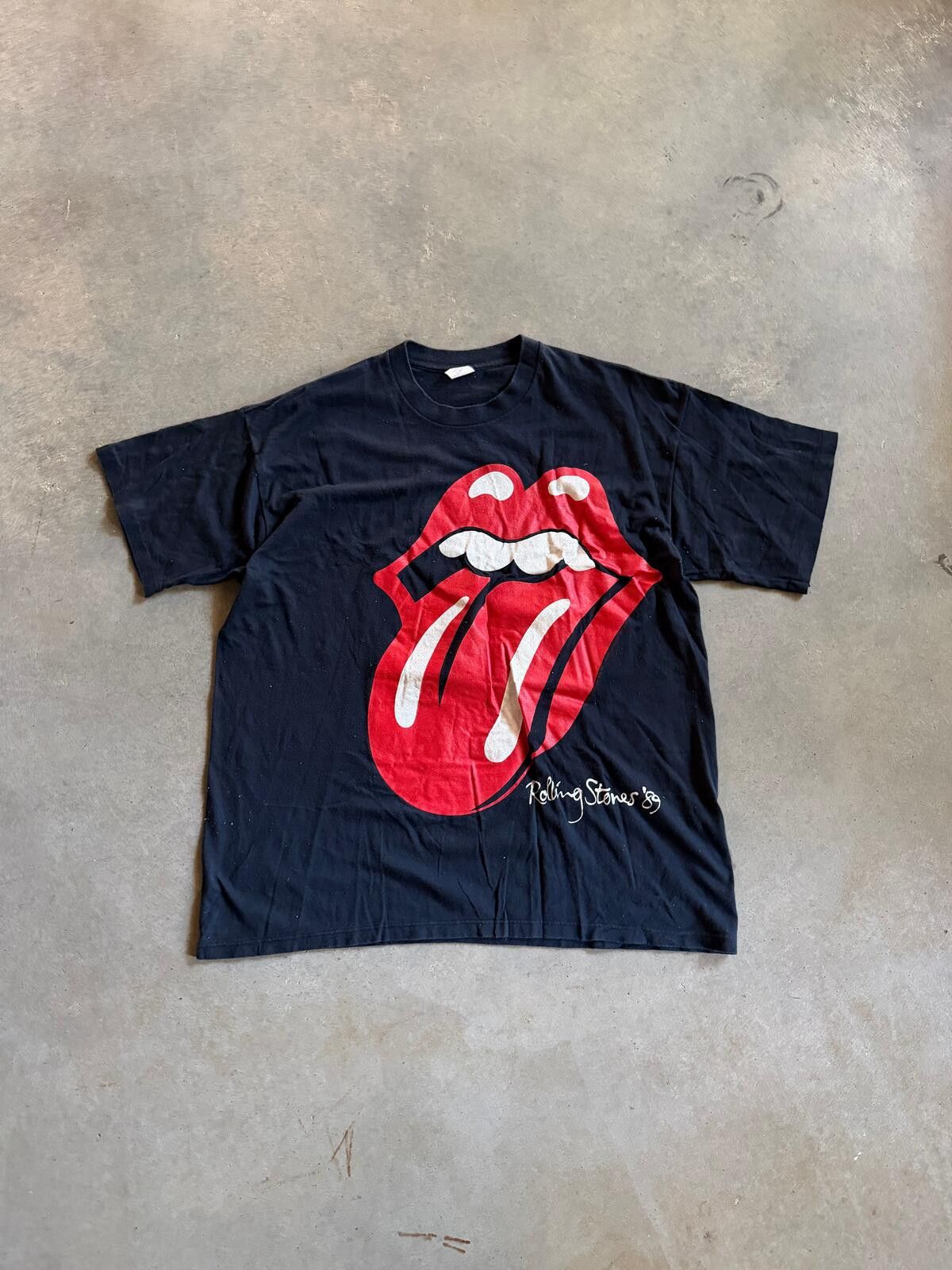 Botany 500 VTG Rolling Stones 1989 North American Tour Tee Sz L/XL Size US L / EU 52-54 / 3 - 1 Thumbnail