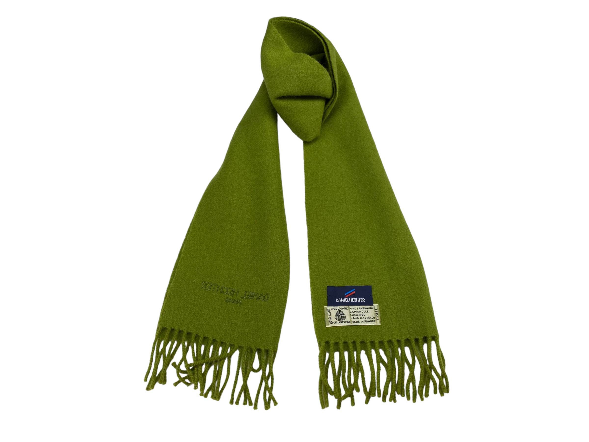 Daniel Hechter × Vintage Daniel Hechter Paris scarf Pure Lambswool Vintage Scarves Size ONE SIZE - 1 Thumbnail