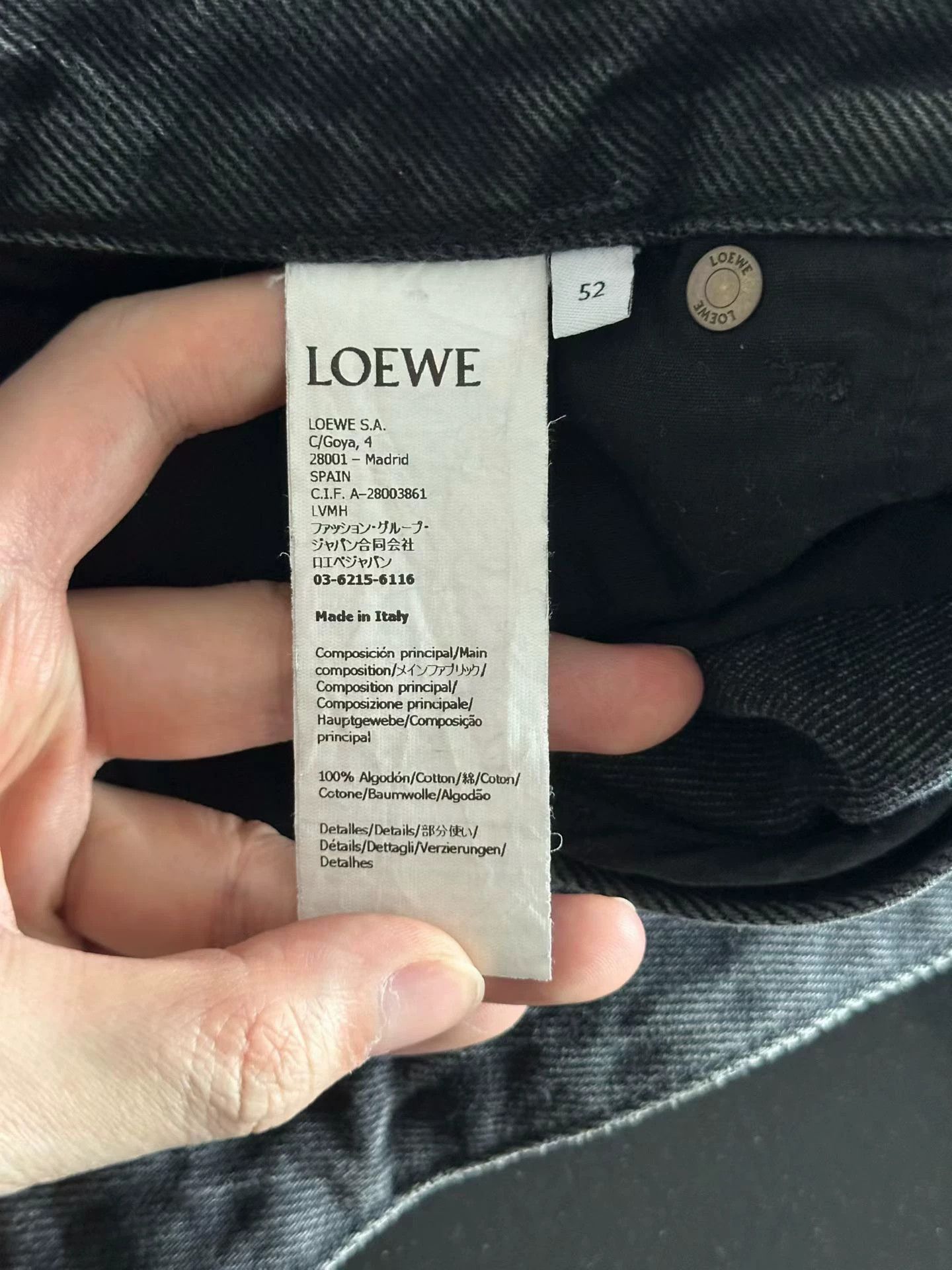 Loewe LOEWE Jeans 52EU 98 New 90W 113L Size US 36 / EU 52 - 4 Thumbnail