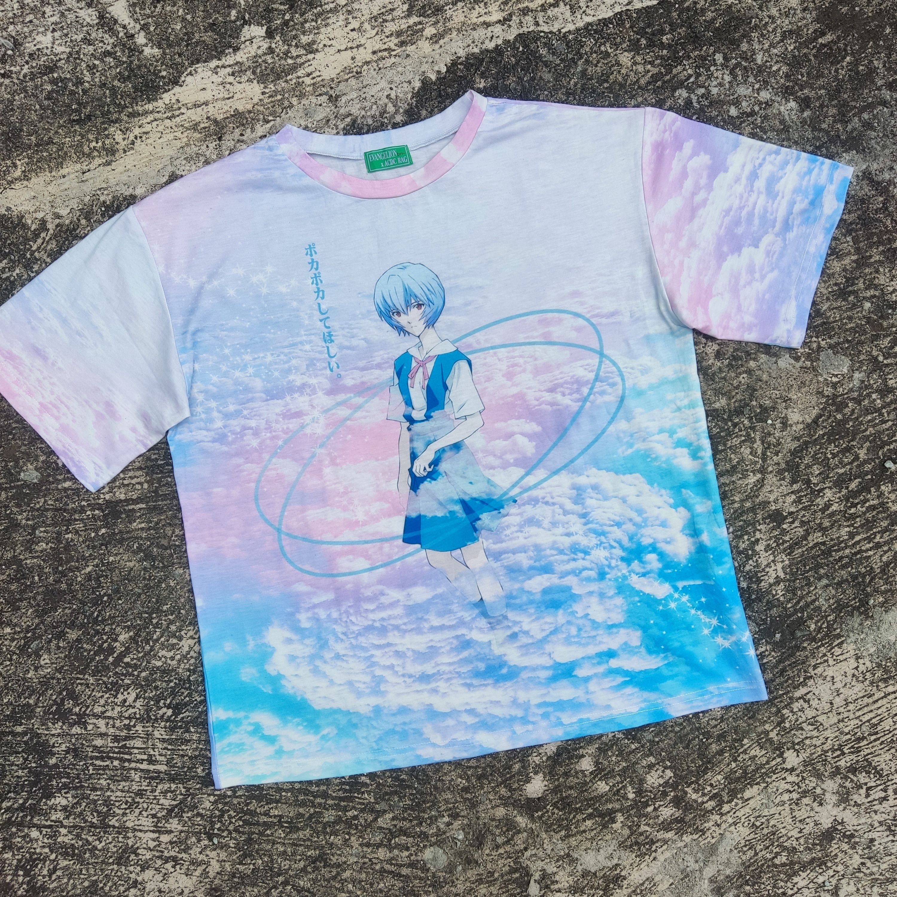 Anime Evangelion x ACDC Rags, Rei & Asuka | Grailed