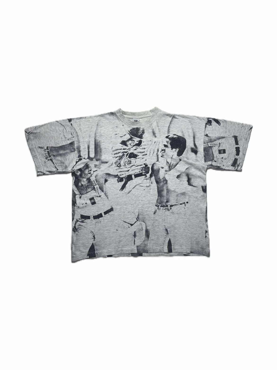 Vintage Vintage couple fullprint boxy fit tee mosquito head style Size US XL / EU 56 / 4 - 1 Thumbnail