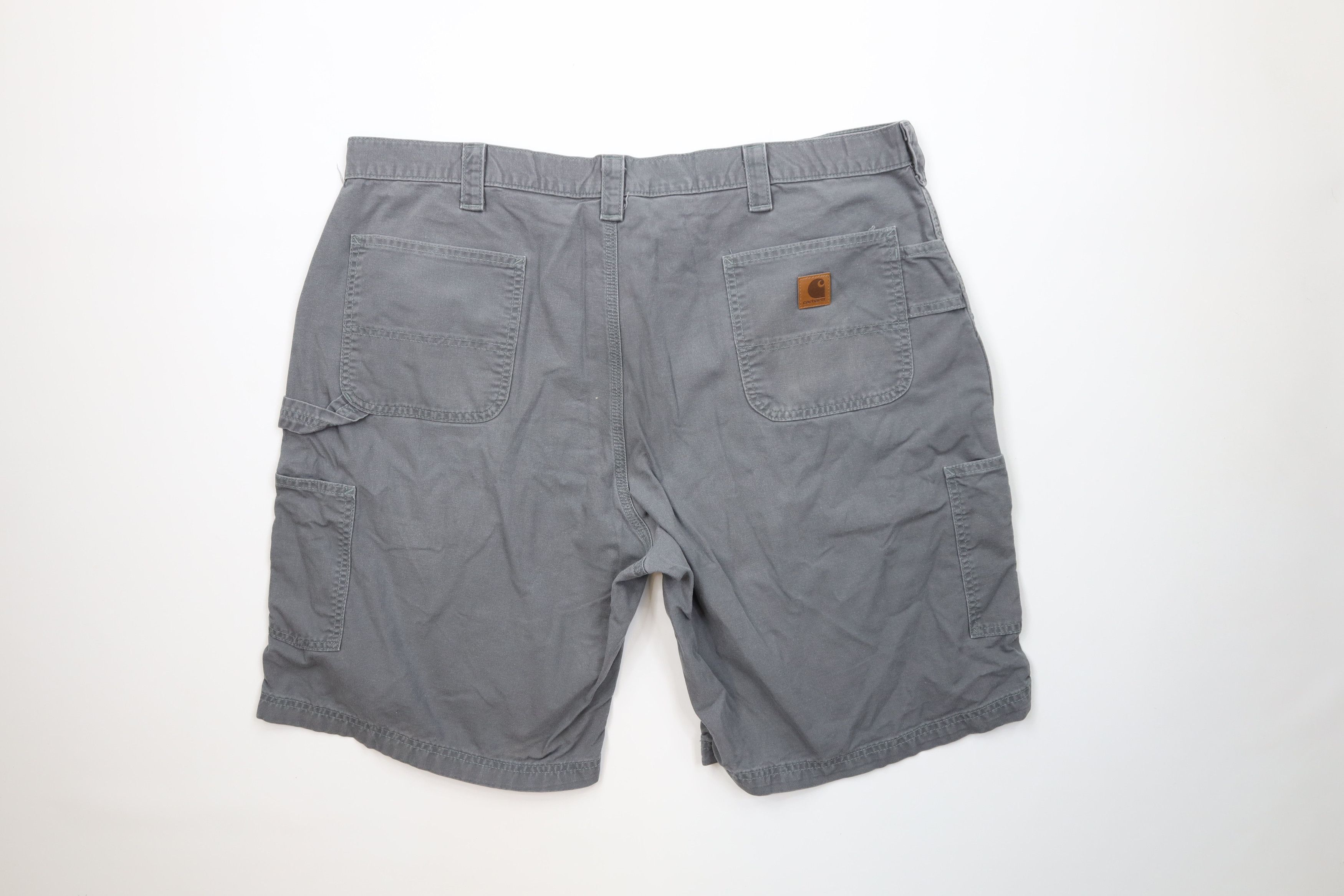 Carhartt Vintage Carhartt Relaxed Fit Dungaree Shorts Gray Cotton Size US 44 / EU 60 - 10 Thumbnail