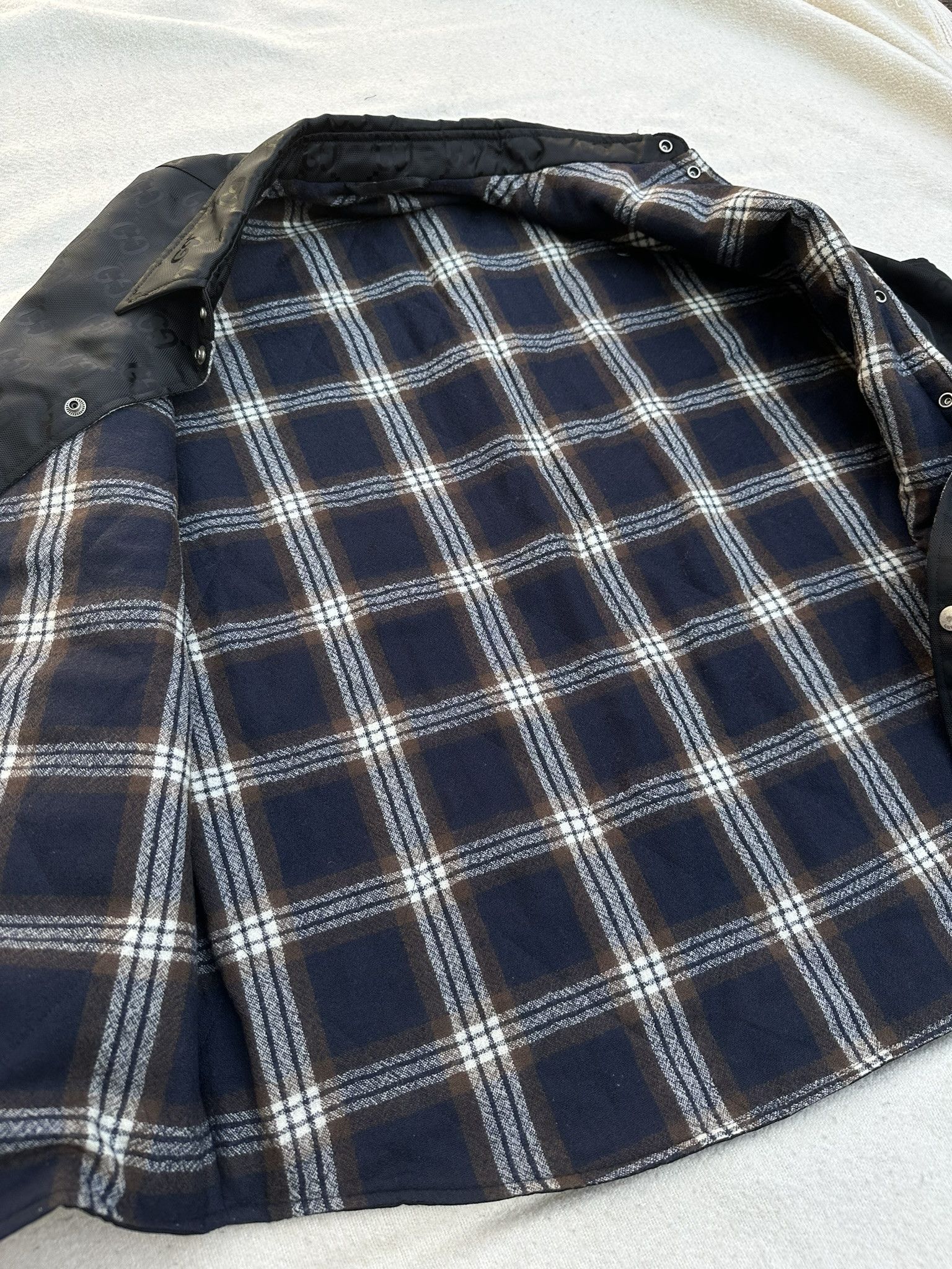 Gucci Gucci Vest Off The Grid Black GG Monogram Jacket Size US L / EU 52-54 / 3 - 7 Thumbnail