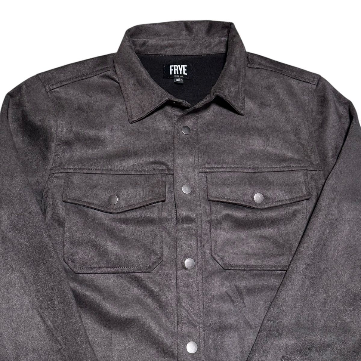 Frye Frye Men's Chest Pockets Faux Suede Jacket Adult Small Size US S / EU 44-46 / 1 - 2 Thumbnail