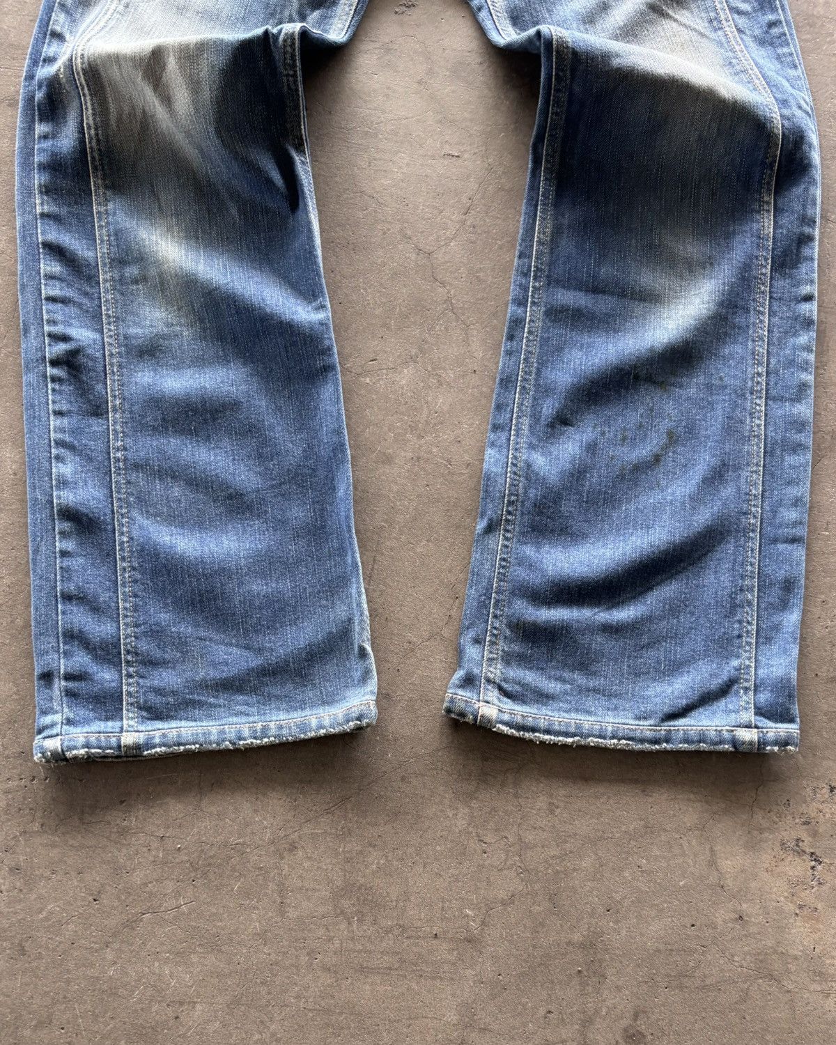 BUFFALO BOBS Blue Blue Japan Faded Denim Jeans Size US 28 / EU 44 - 2 Thumbnail