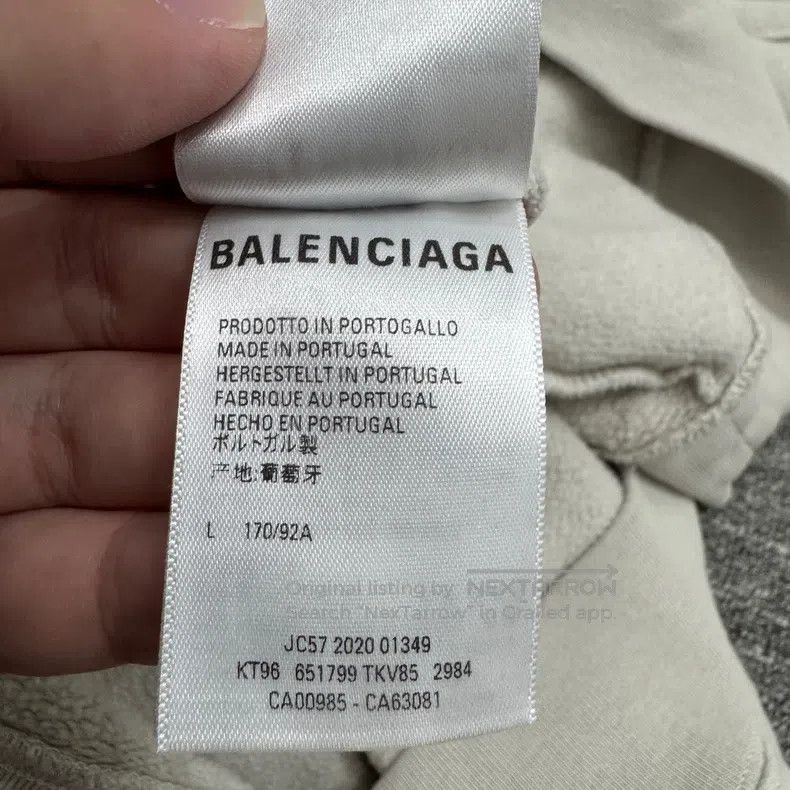 Balenciaga Balenciaga Mosaic lettering hooded sweatshirt size Size US L / EU 52-54 / 3 - 4 Thumbnail