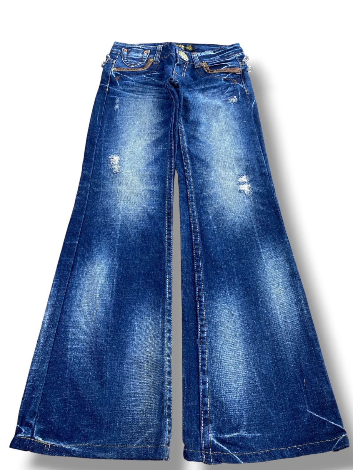 Japanese Brand Red Peppers Brands Faded Wash Style Bootcut Jeans Size US 28 / EU 44 - 1 Thumbnail