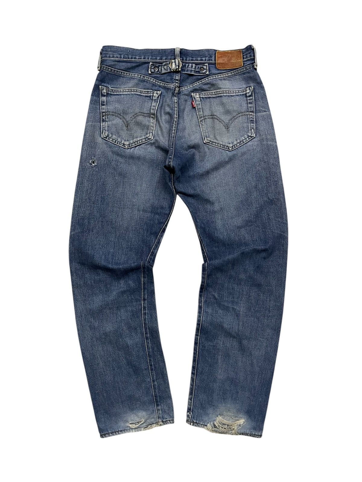 Levi's Vintage Clothing VINTAGE LEVIS 702 BIG E HOODED SELVEDGE DENIM JEANS Size US 32 / EU 48 - 3 Thumbnail